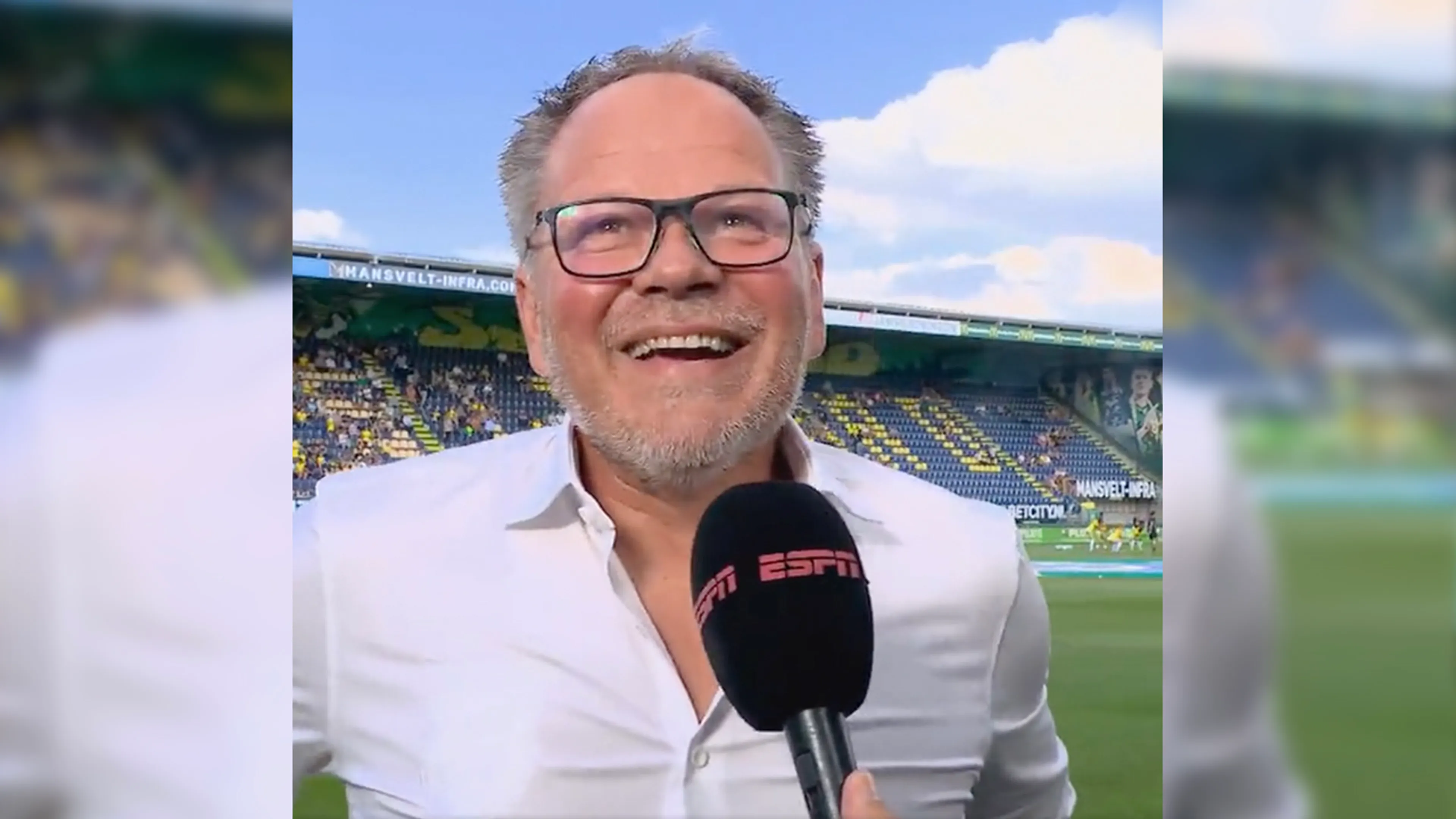 Henk de Jong lacht om suggestie ESPN: 'Dikke smeerlappen zijn jullie!'