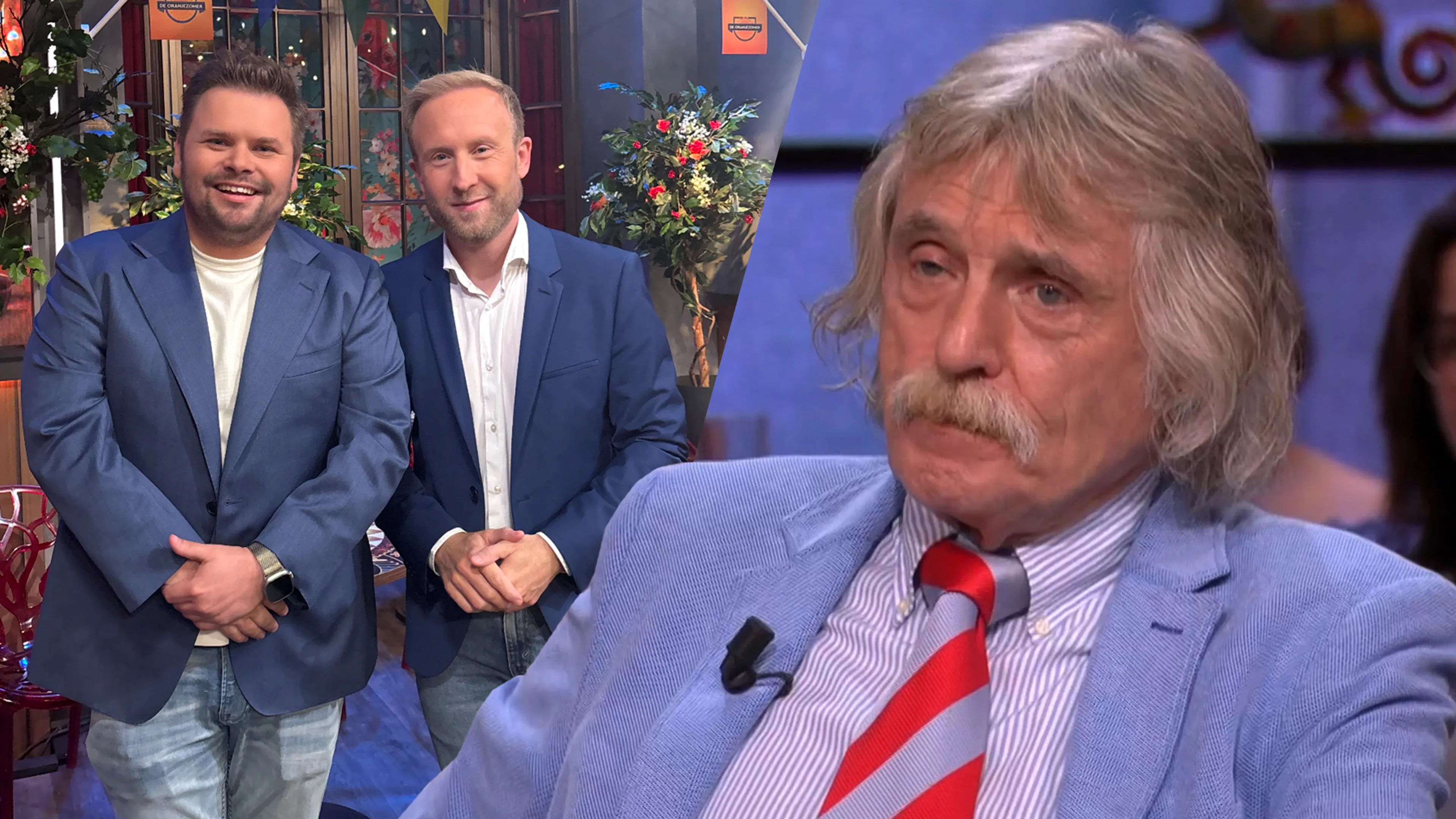 Johan Derksen sceptisch over tv-ambities Raymond Mens en Thomas van Groningen: ‘Slaan op hol!’