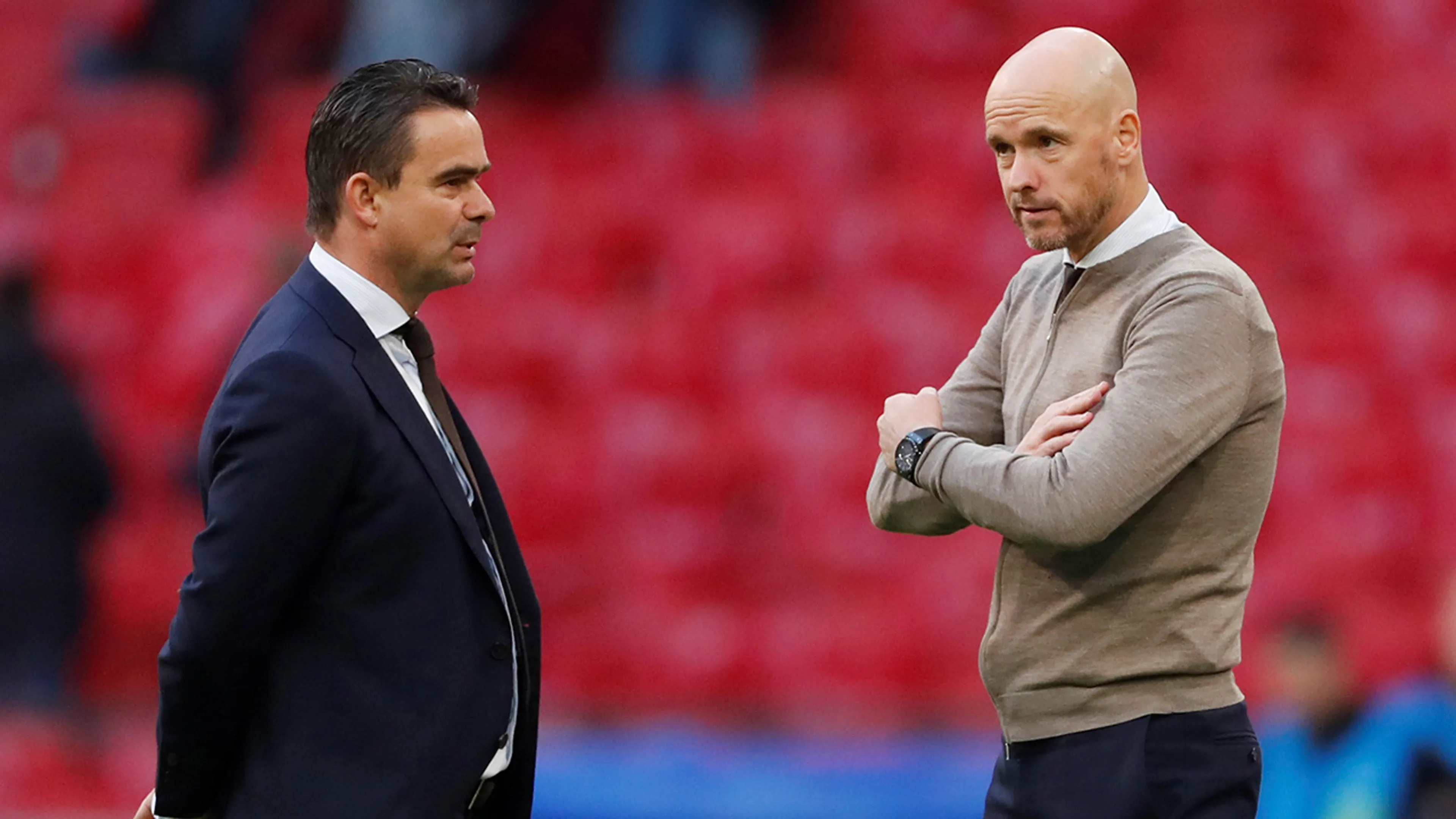 Overmars: 'Ten Hag laat ik zeker nog niet gaan'