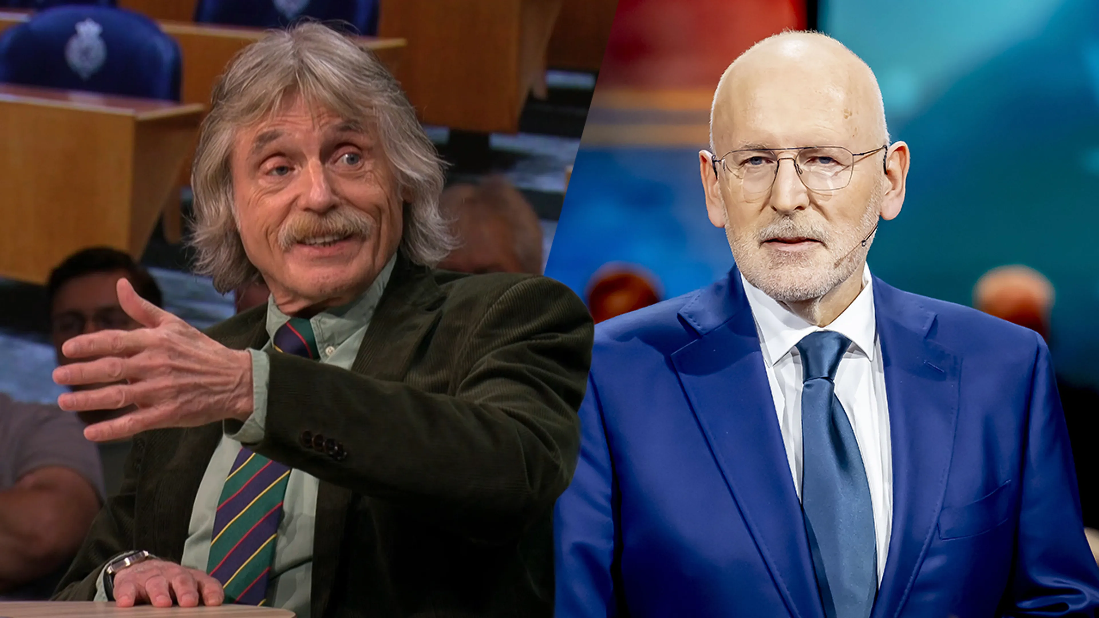 Johan Derksen: 'Op deze manier jaagt Frans Timmermans de kiezers naar Geert Wilders'