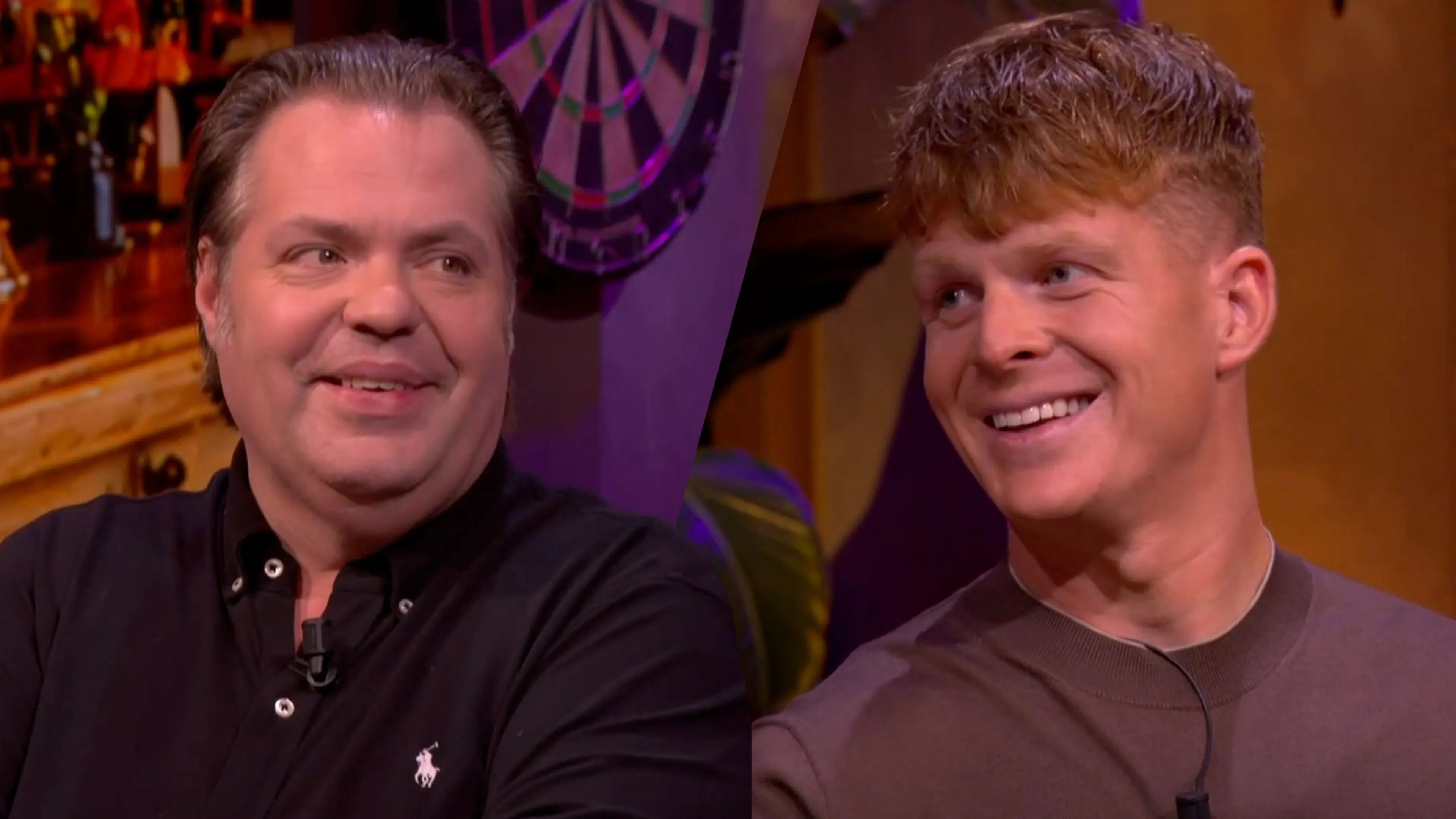 Frank Evenblij en Ronald Koeman Jr. donderdag te gast bij Het Oranje Café