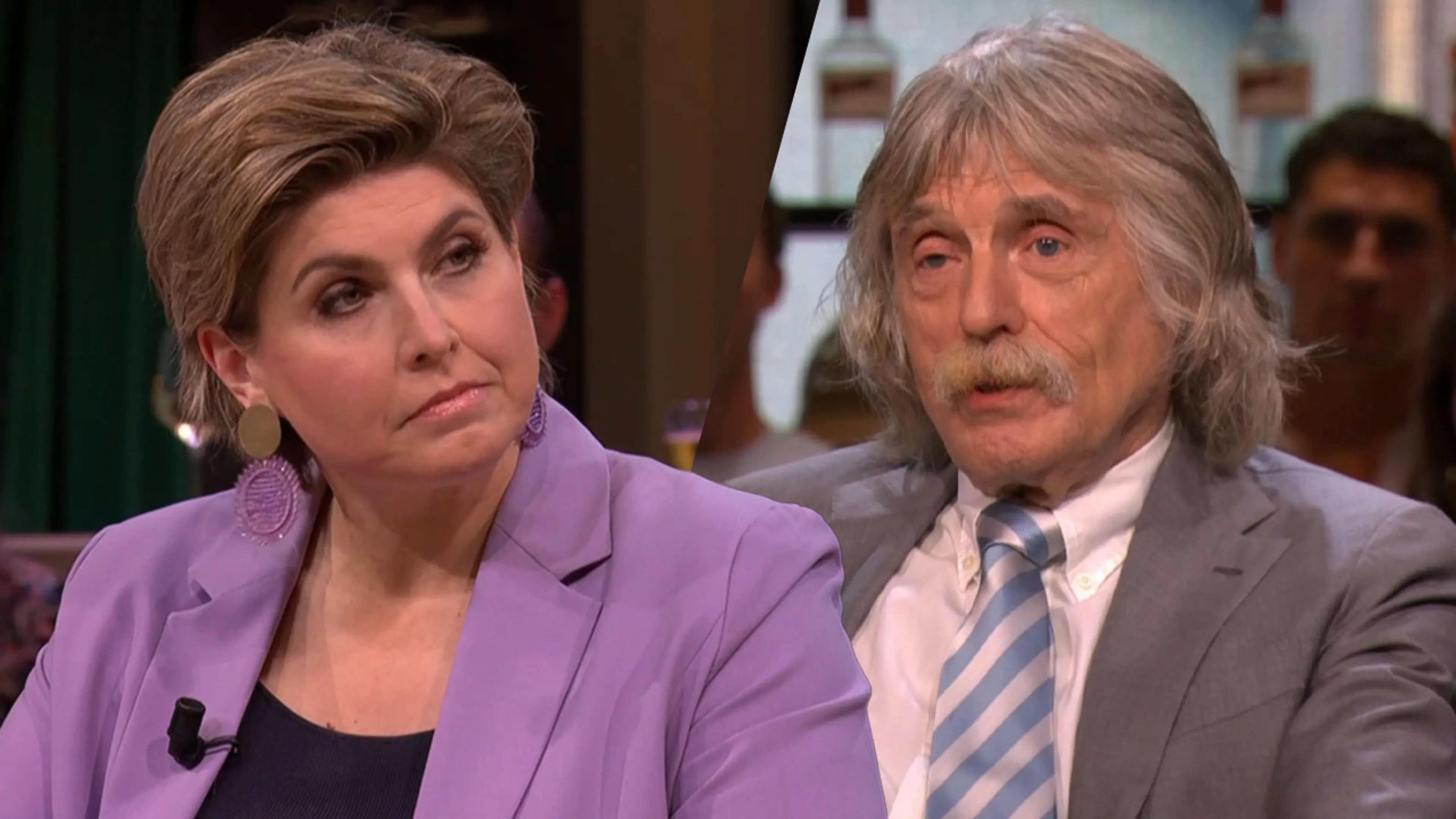 Johan over Angela de Jong: 'Ik vind het net Prinses Beatrix met dat haar!’
