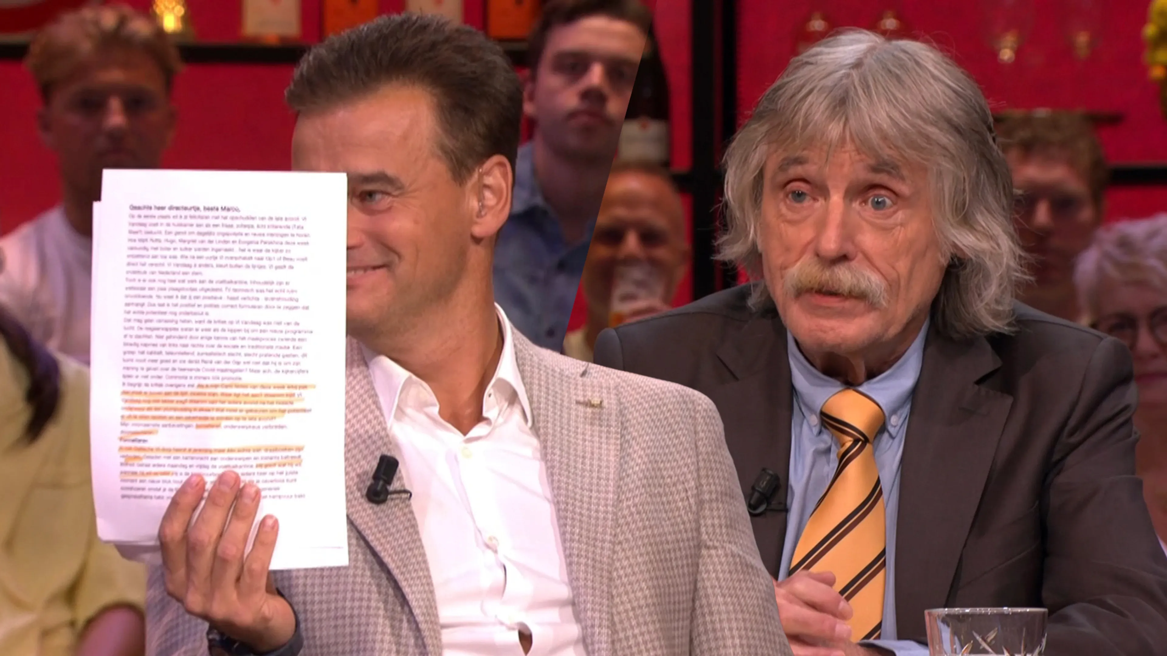 Wilfred Genee leest kritische mail voor van RTL Tonight-maker over Vandaag Inside
