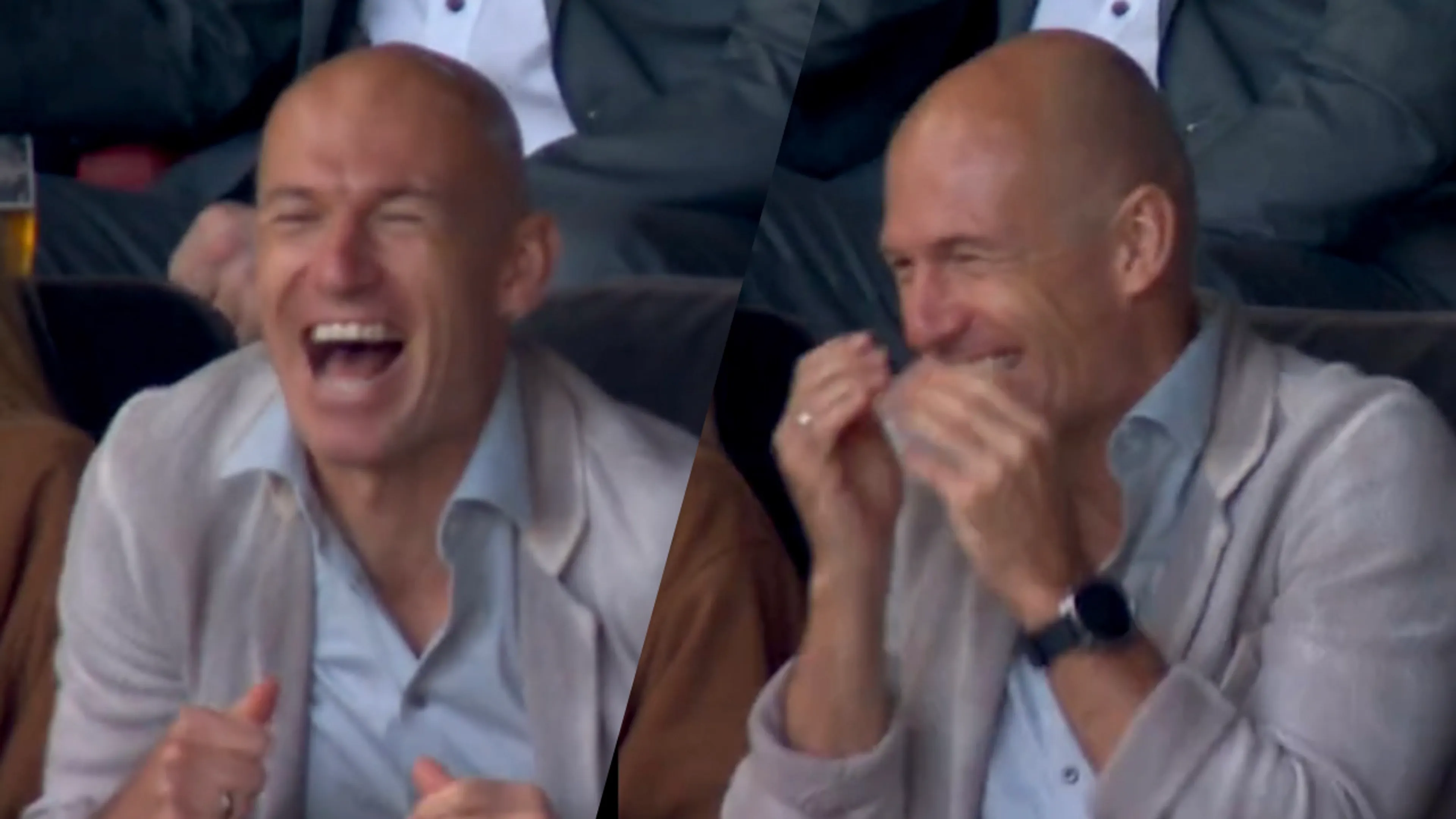 Video: Arjen Robben genoot zichtbaar van doelpunt FC Groningen tegen PSV