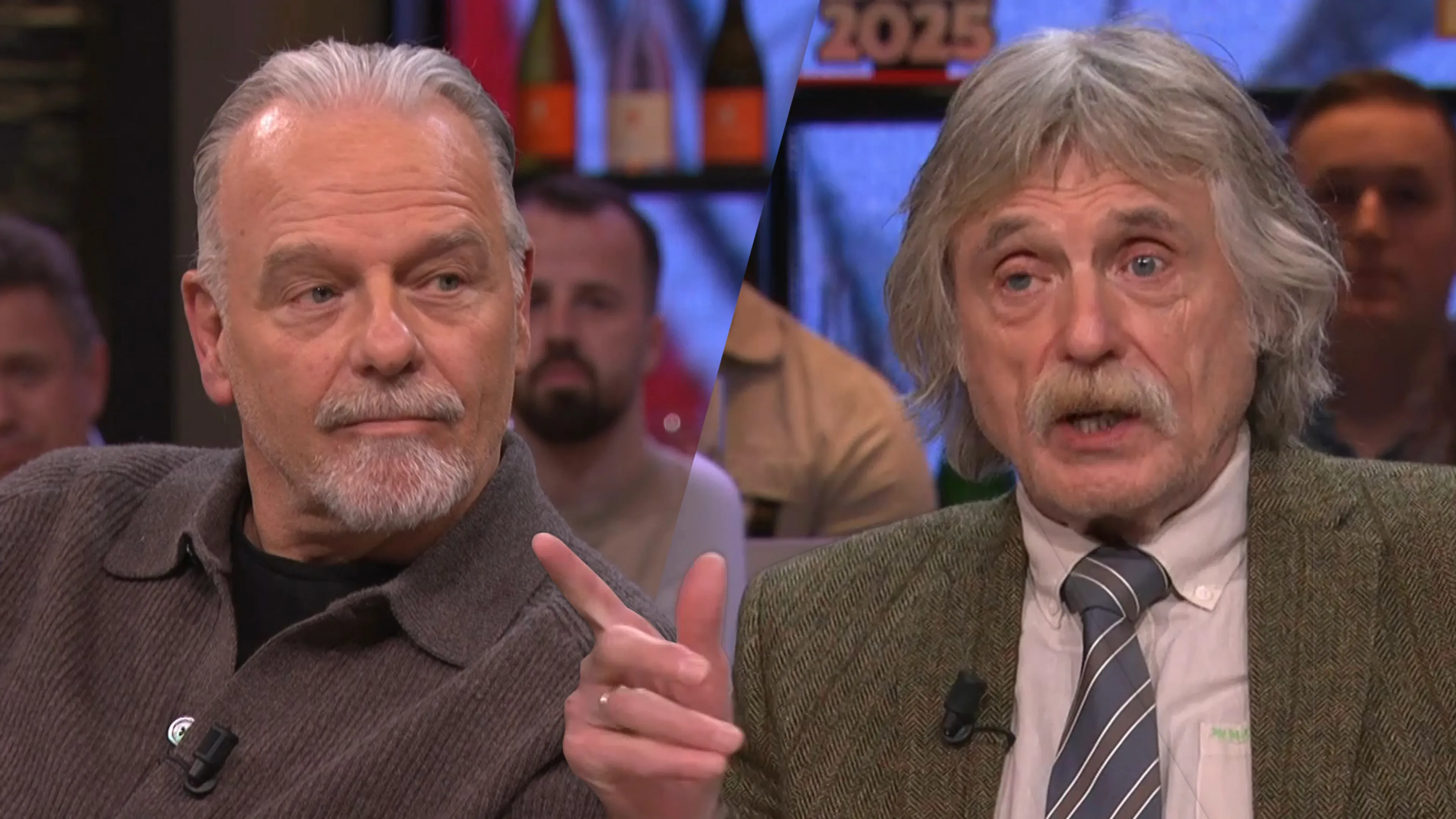 Johan Derksen grijpt rigoureus in na tegenspraak Wierd Duk: 'Drie weken overslaan!'