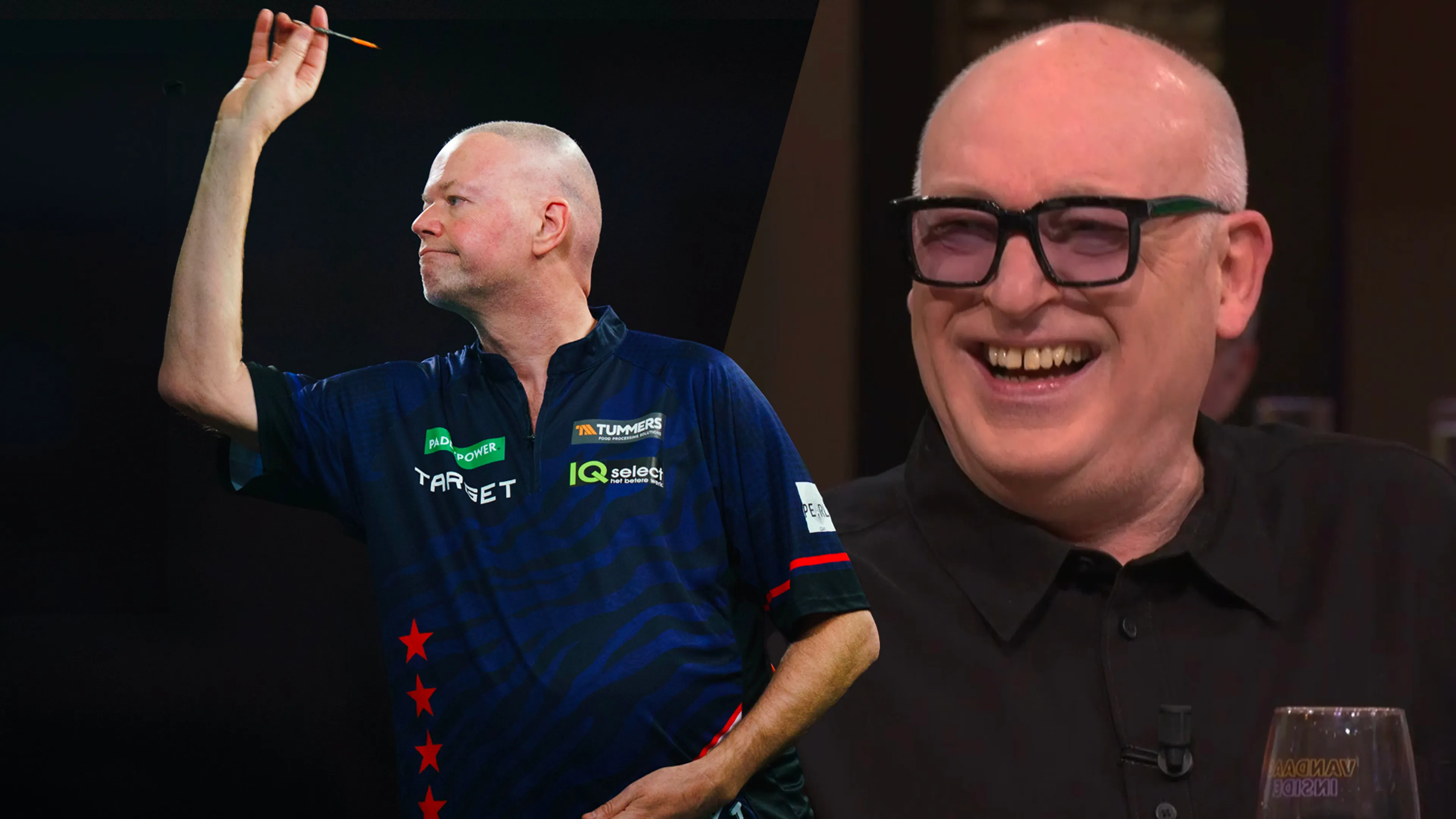 René van der Gijp gaat stuk om mogelijke nieuwe sponsors voor Raymond van Barneveld