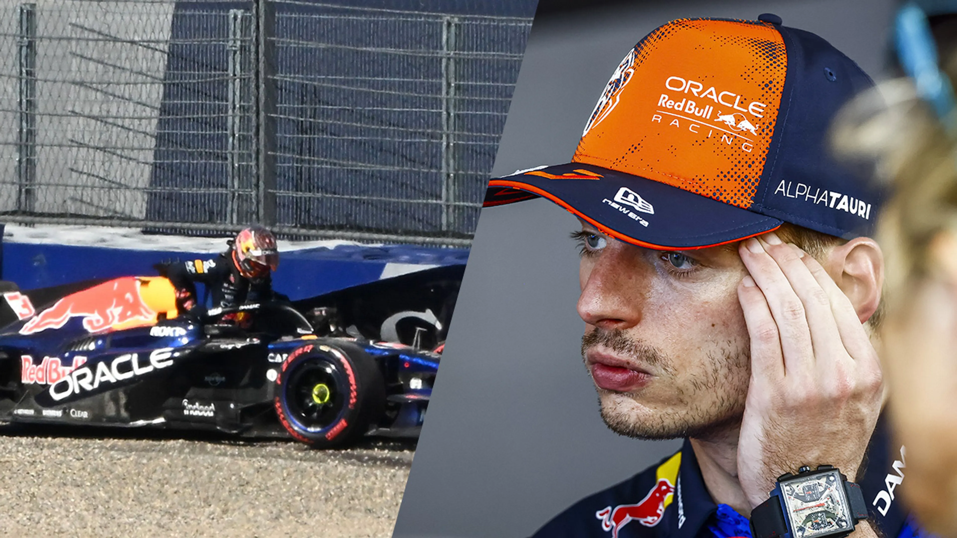 Max Verstappen reageert op crash in kwalificatie GP Oostenrijk 