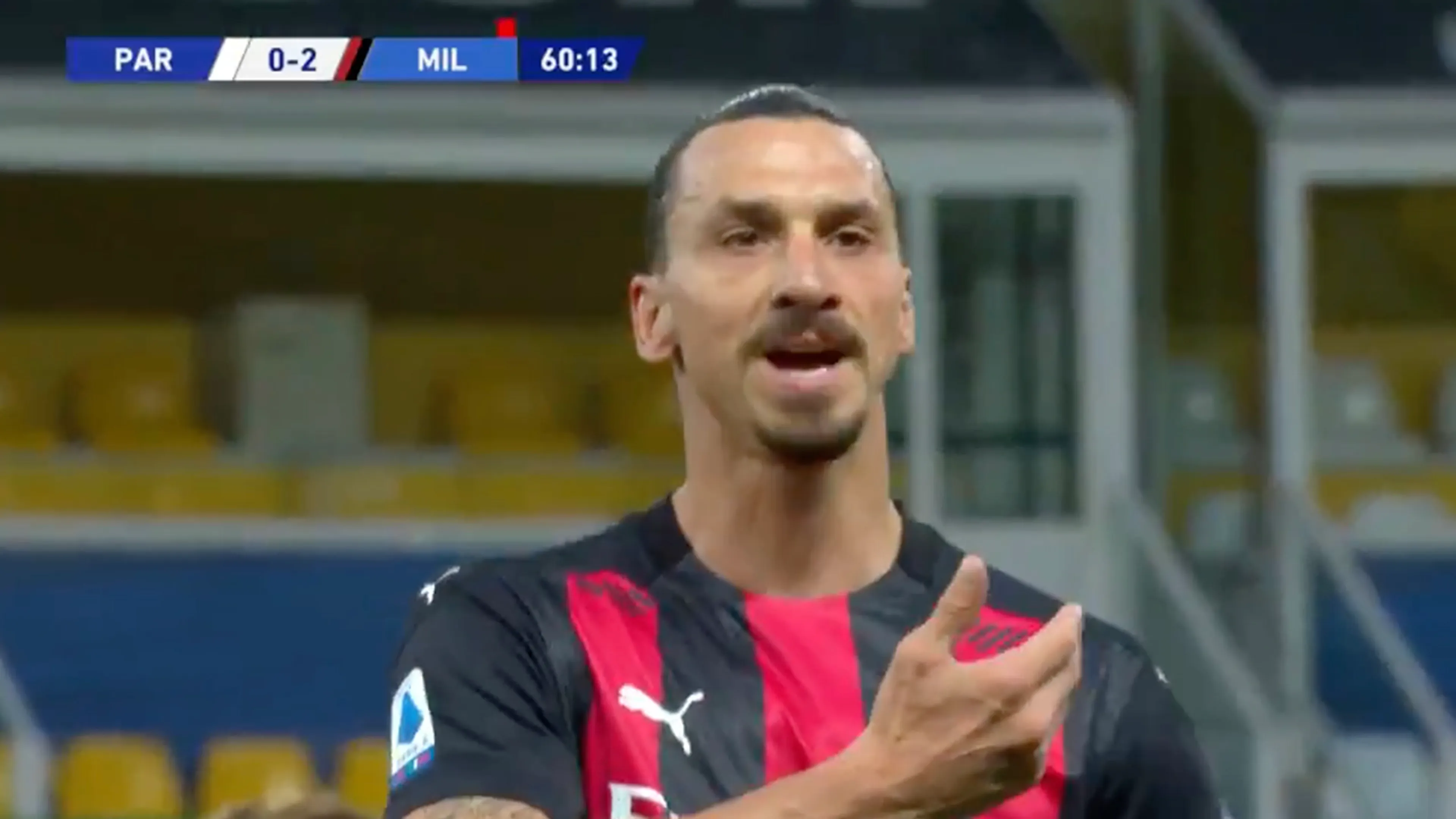 AC Milan 1 duel zonder Ibrahimovic na rode kaart tegen Parma 