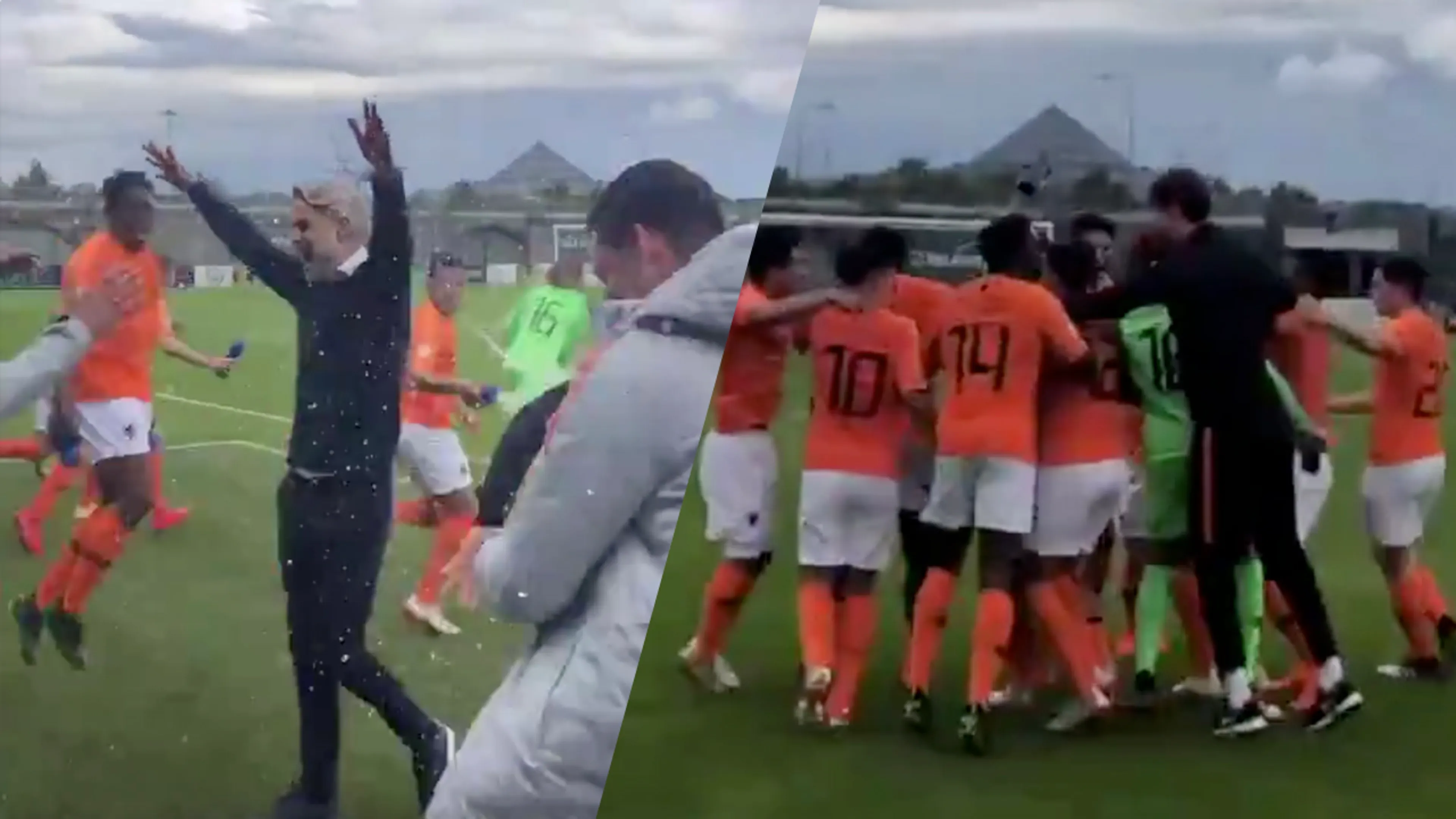 Mooie beelden na prolongatie EK-titel Oranje onder 17