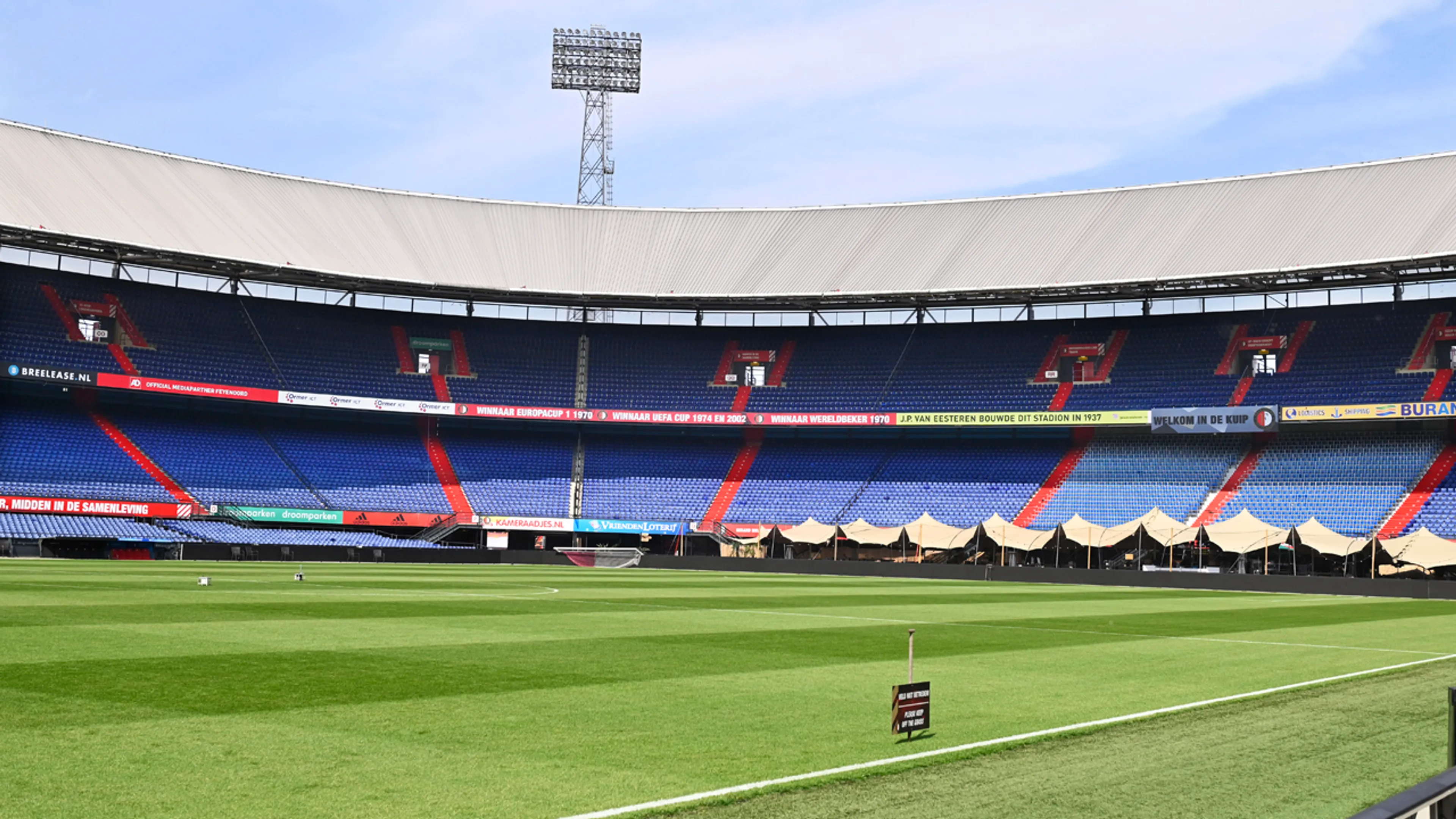 De Kuip heeft beste grasmat van de eerste seizoenshelft