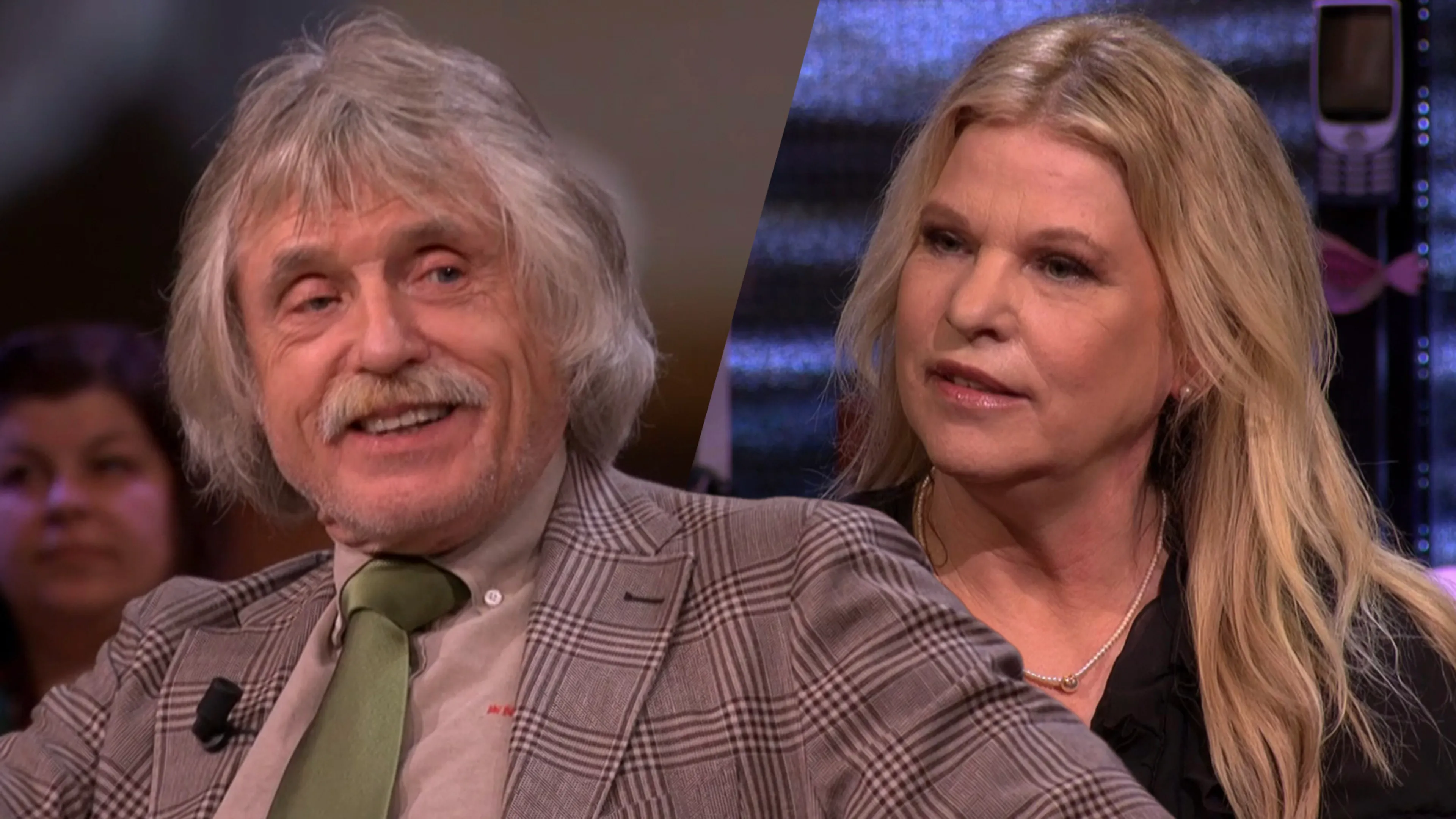 Johan Derksen zeer verbaasd over column van Tina Nijkamp: 'Dat is jouw concurrent!'