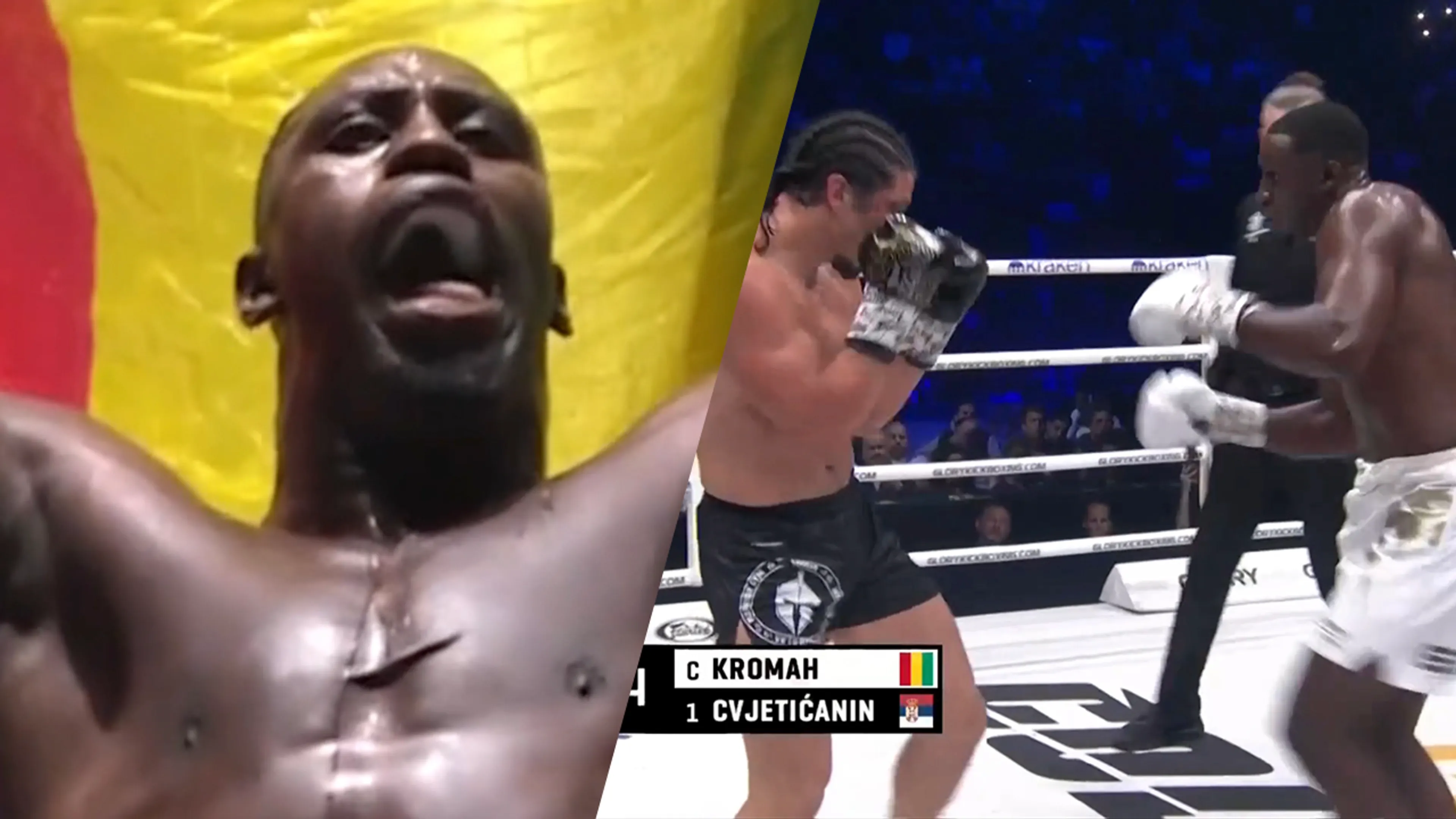 Zien: opvolger Rico Verhoeven Mory Kromah verdedigt wereldtitel met waanzinnige knock-out! 