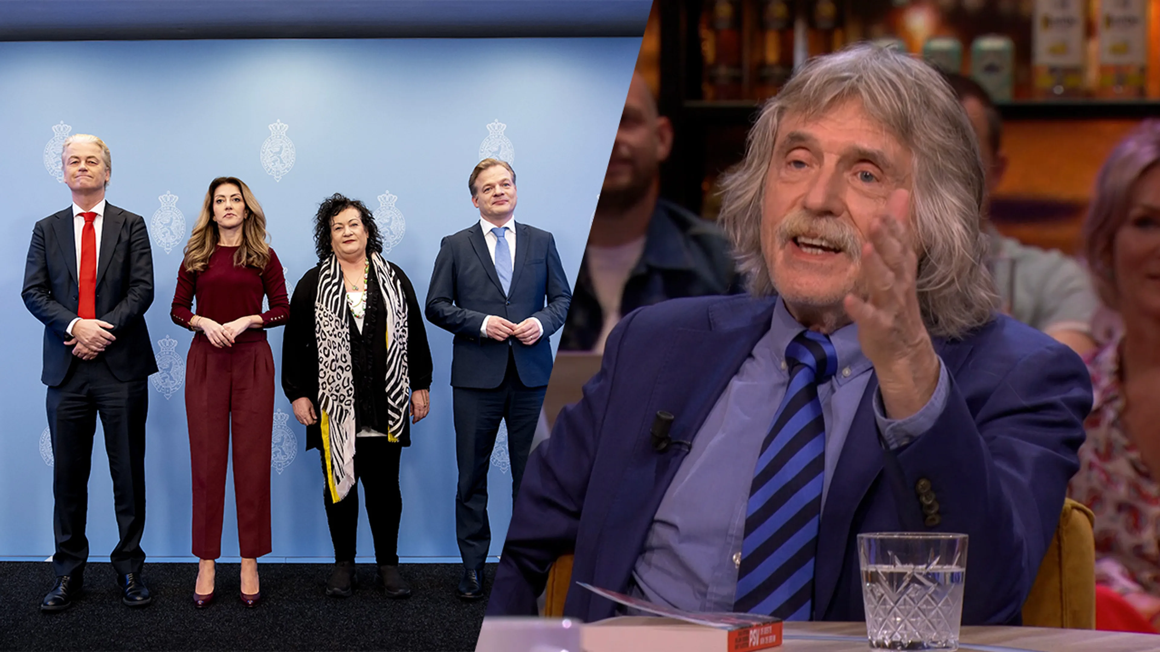 Johan reageert op nieuw kabinet: 'Ze kunnen alle vier in een comedyserie!'
