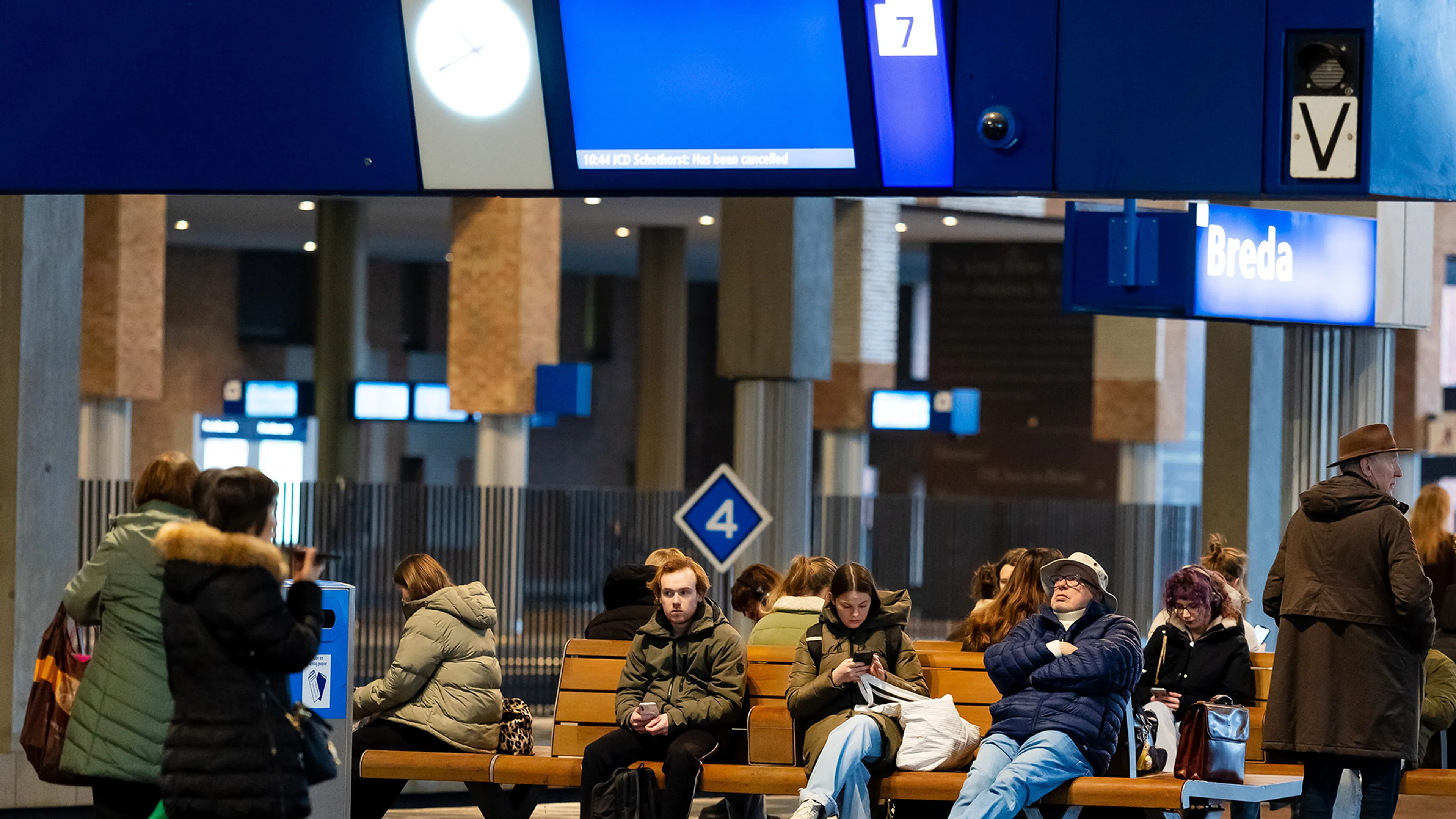 Grote storing treinverkeer in Nederland door sabotage