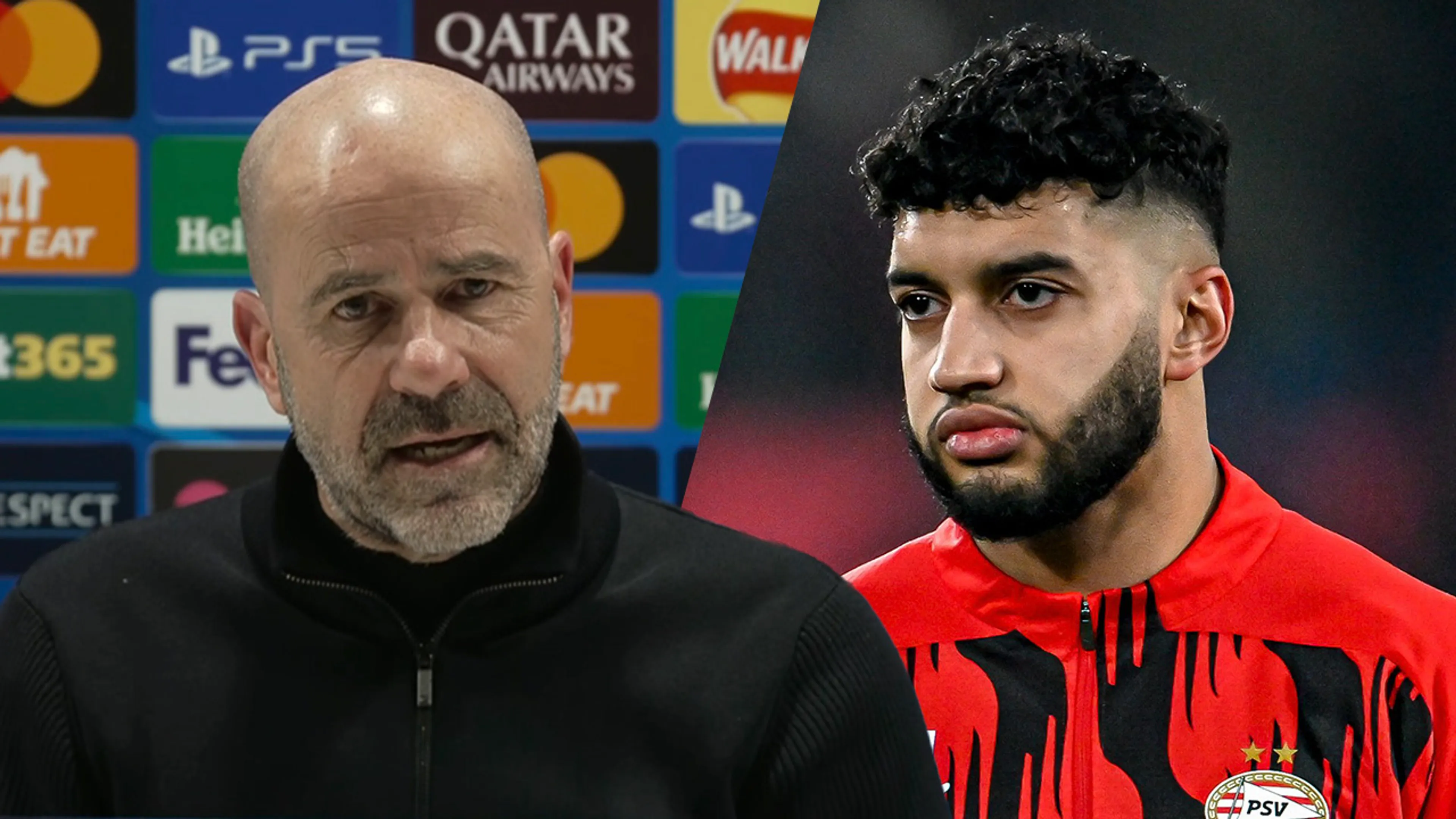 Bosz liet Saibari als straf in hotel voor Arsenal - PSV: 'Zoveelste keer, ik was er klaar mee'