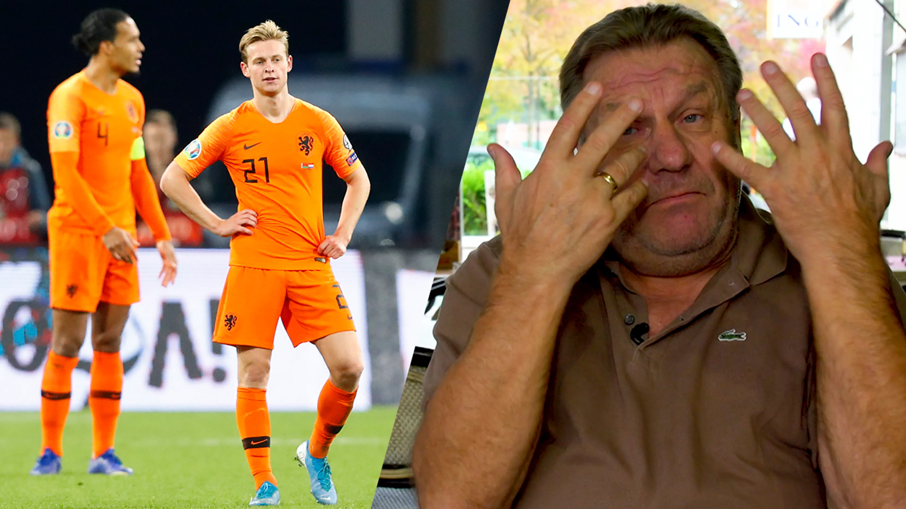 Boskamp schrok zich te pletter van Oranje: 'Huh, wat is dat?!'