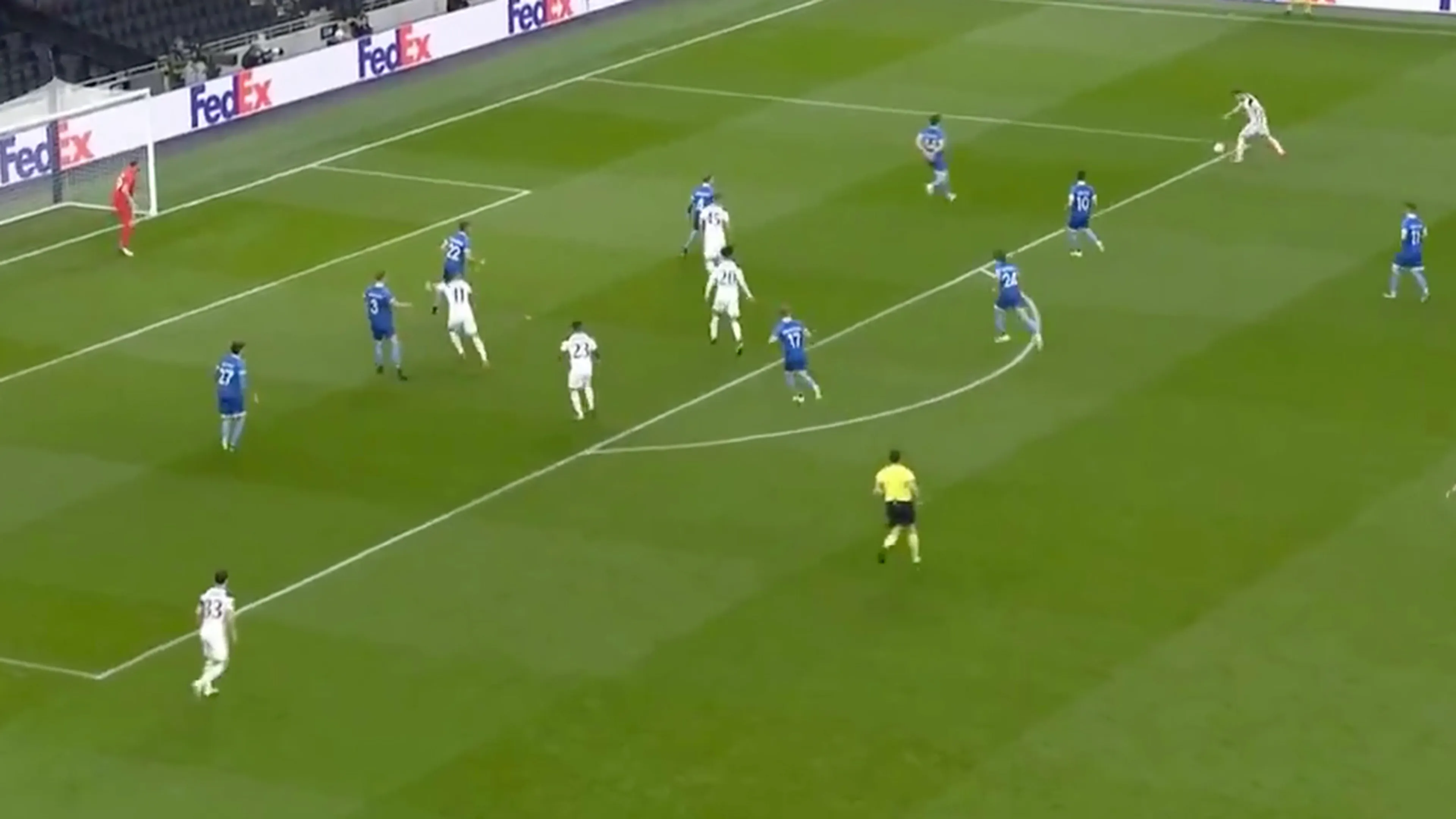 WOW! Dele Alli scoort met prachtige omhaal in Europa League