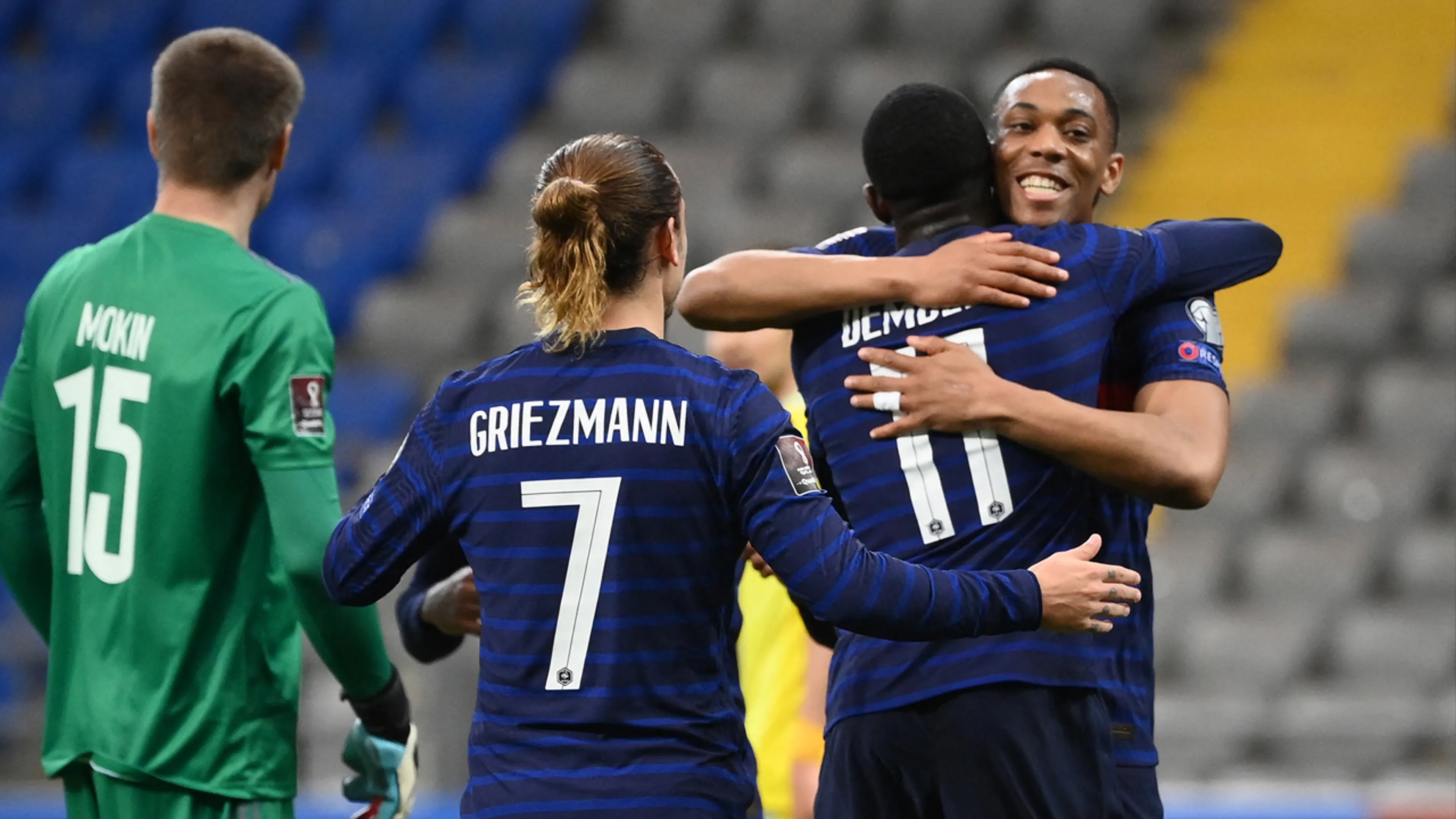 Frankrijk boekt in Kazachstan eerste zege in WK-kwalificatie
