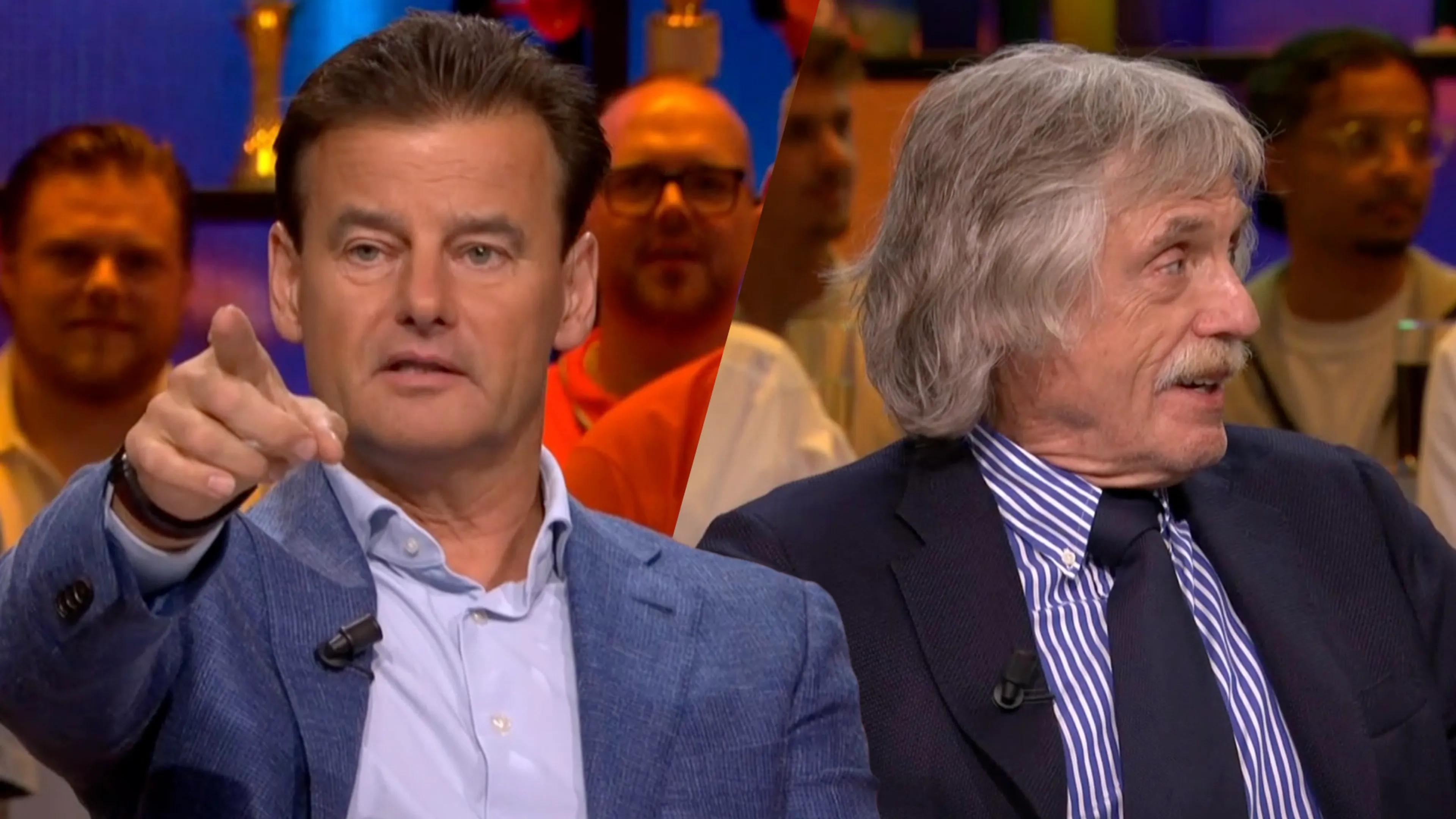Wilfred Genee en Johan Derksen spotten opmerkelijke aanwezige: 'Wat doet die snoeshaan hier?!'
