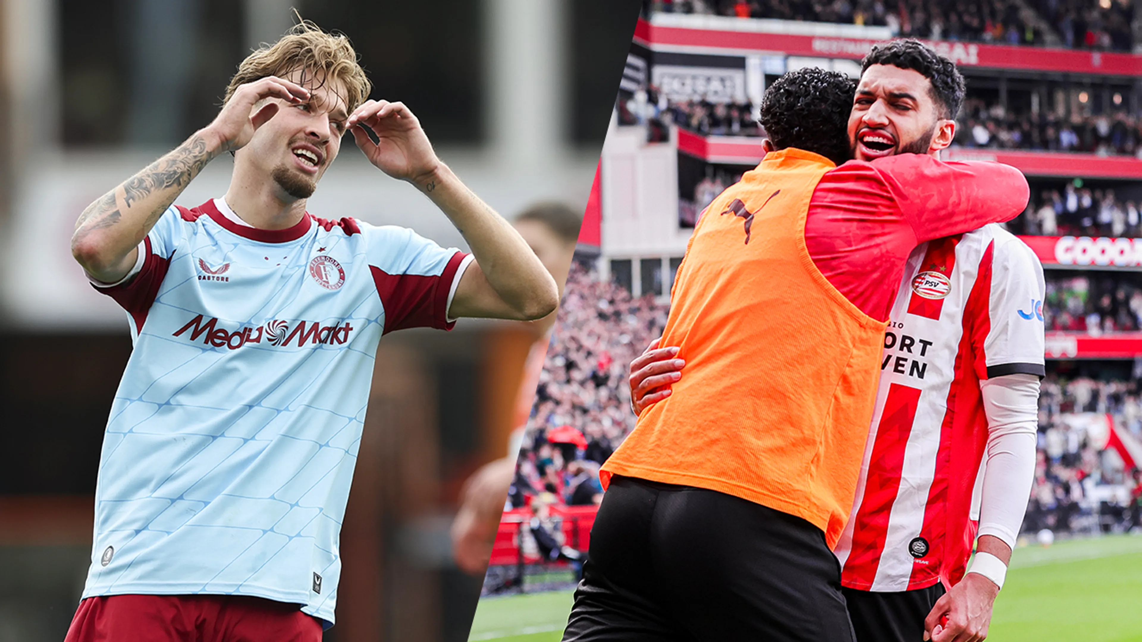 Feyenoord wint niet bij FC Volendam: PSV zeker van 27e landstitel