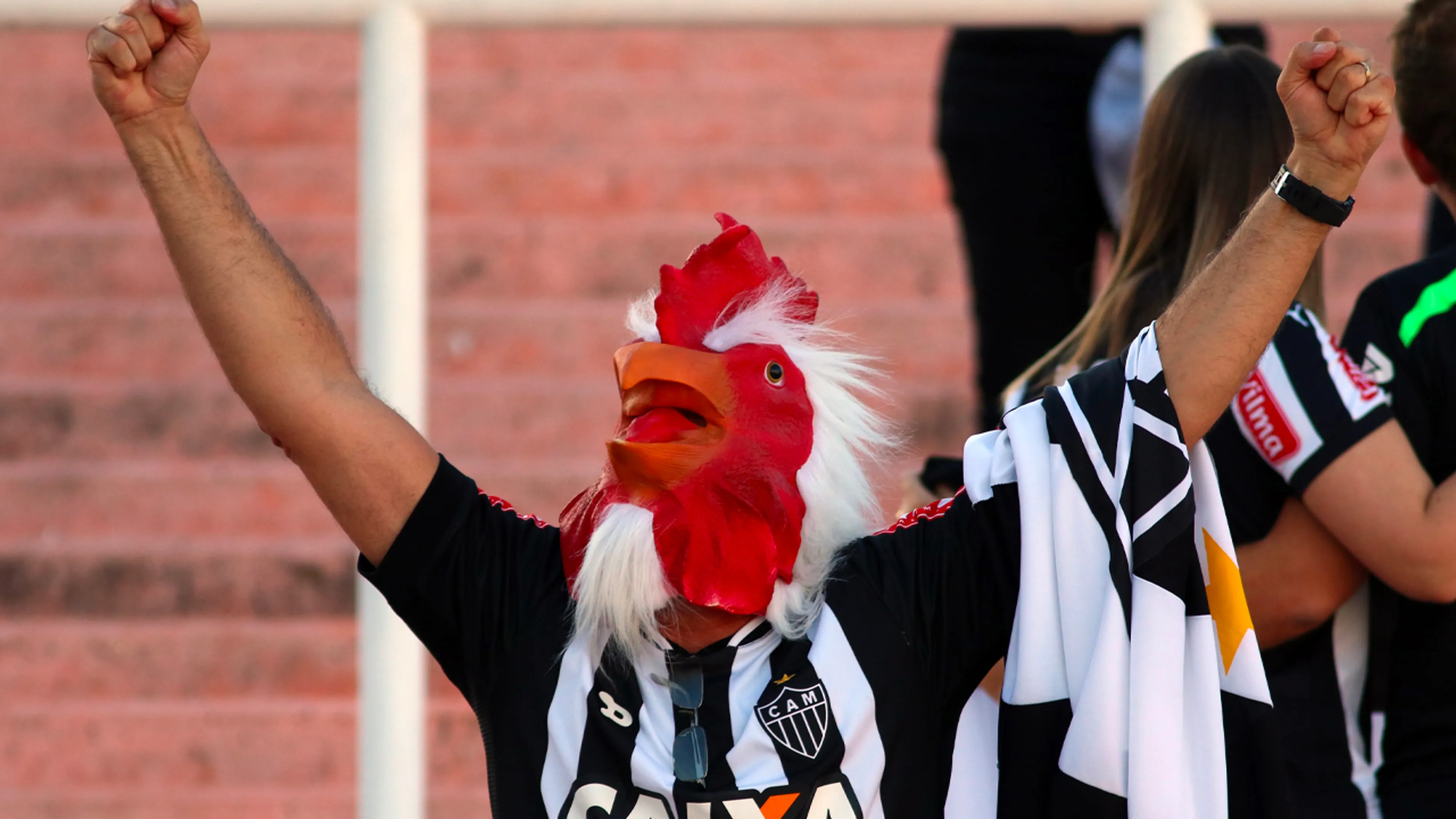 Mascotte Braziliaanse voetbalclub geschorst voor haantjesgedrag