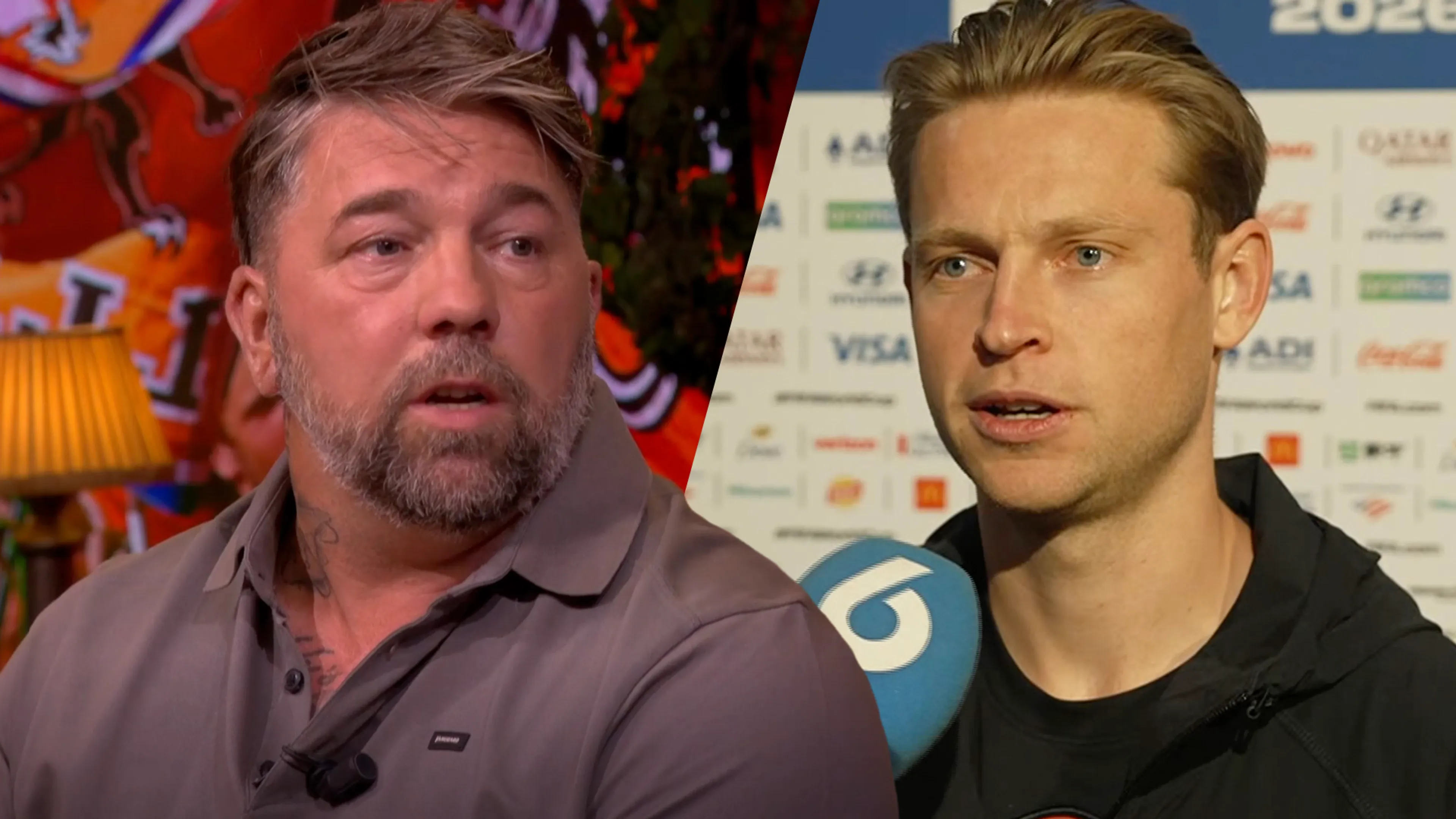 Theo Janssen reageert op Frenkie de Jong: 'Het is ook niet makkelijk met Van Dijk achter je'