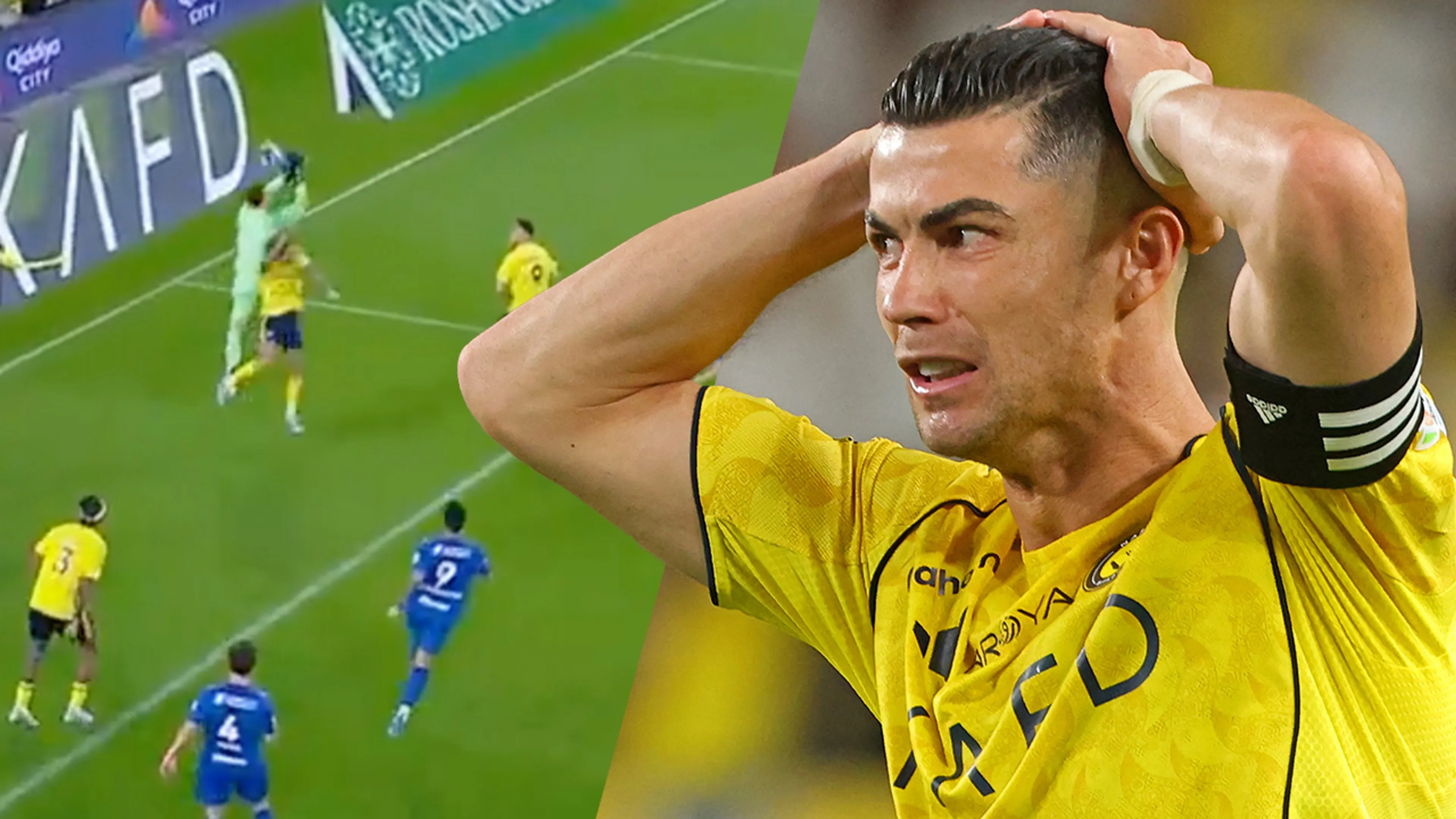 Video: Gigantische blunder in slotseconden kost Cristiano Ronaldo eerste landstitel met Al Nassr