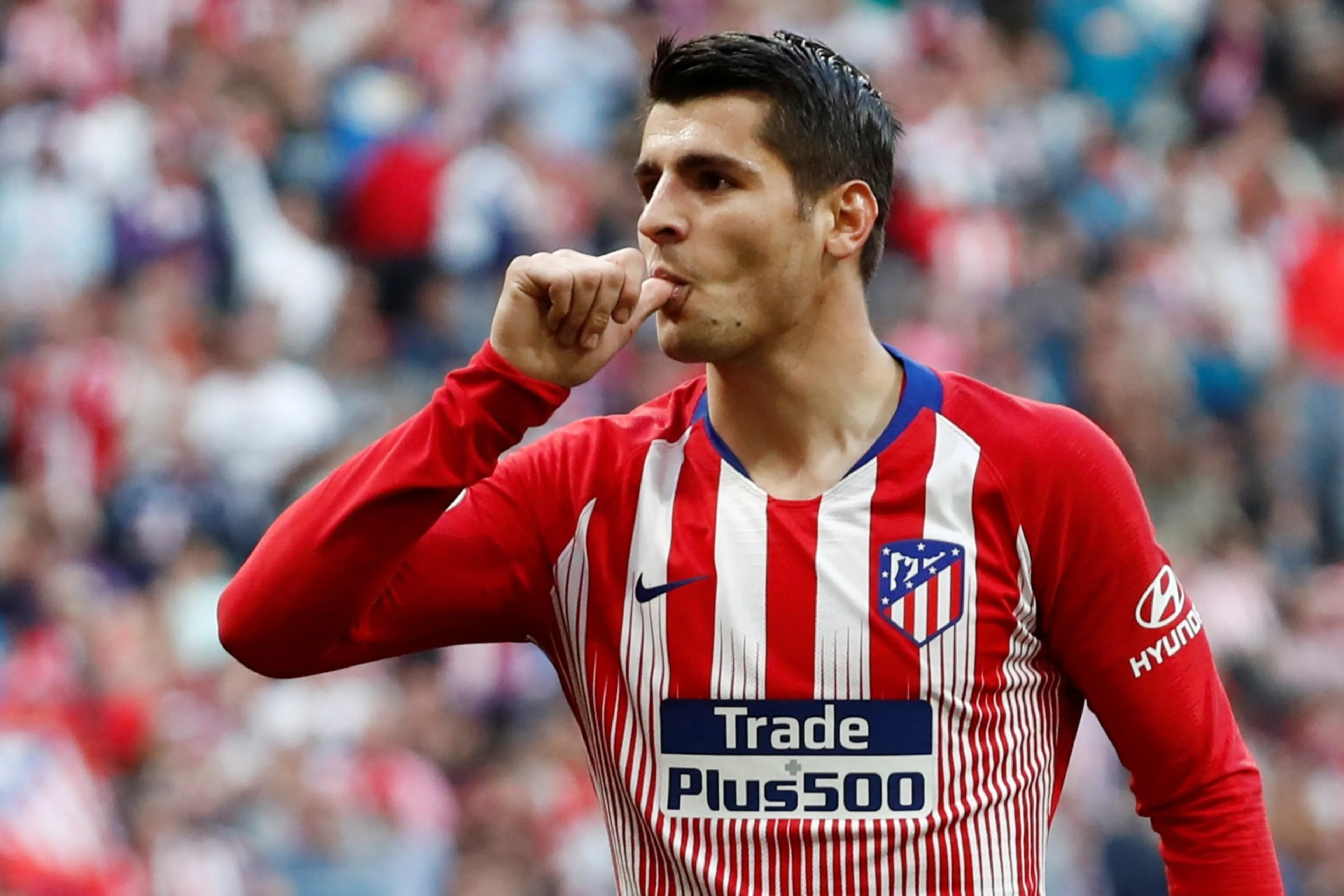 Morata laat Atlético winnen, ondanks misser