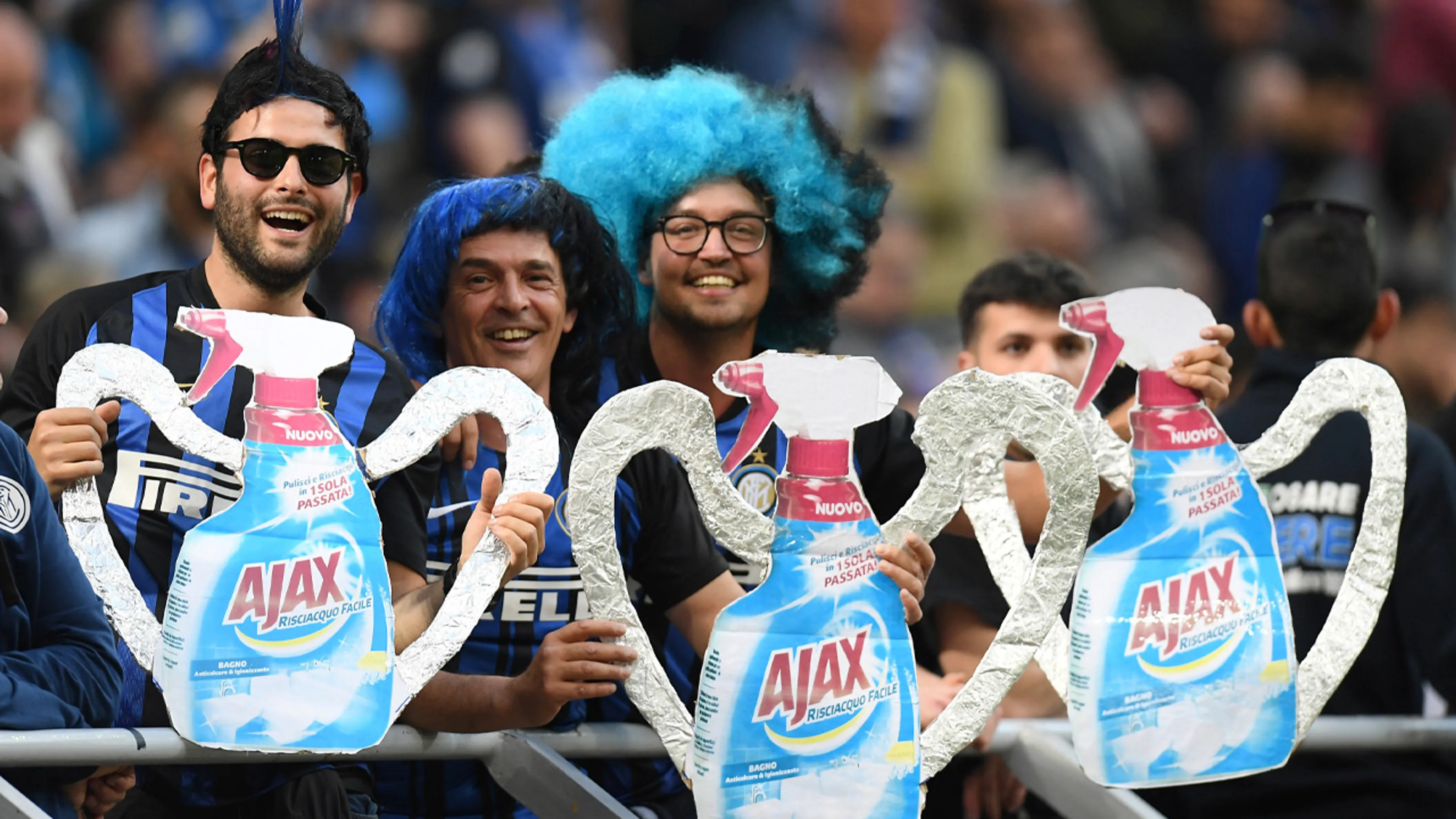 Inter-fans bespotten Juve om CL-uitschakeling tegen Ajax
