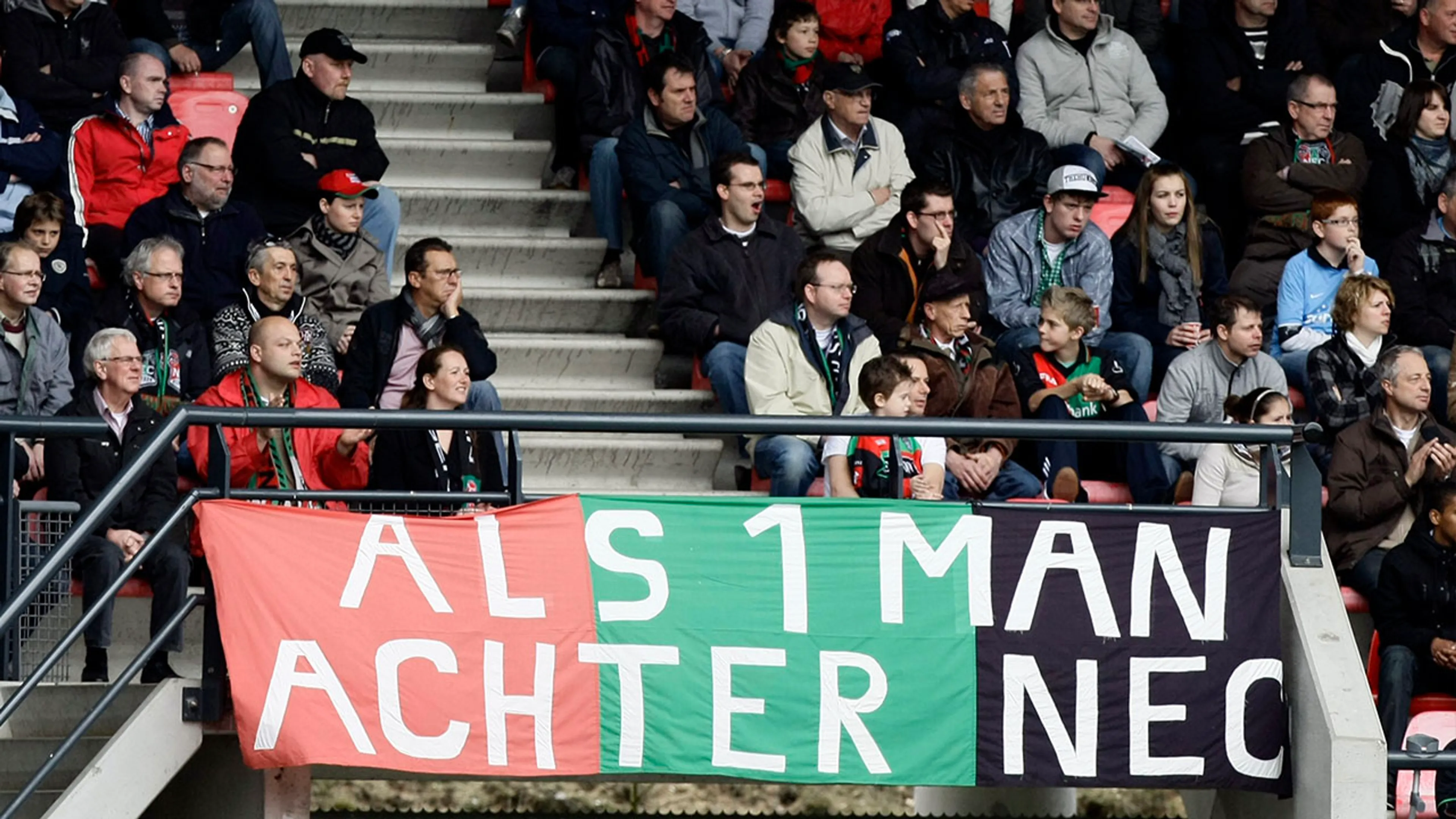 NEC voetbalt op 21 februari met publiek tegen De Graafschap