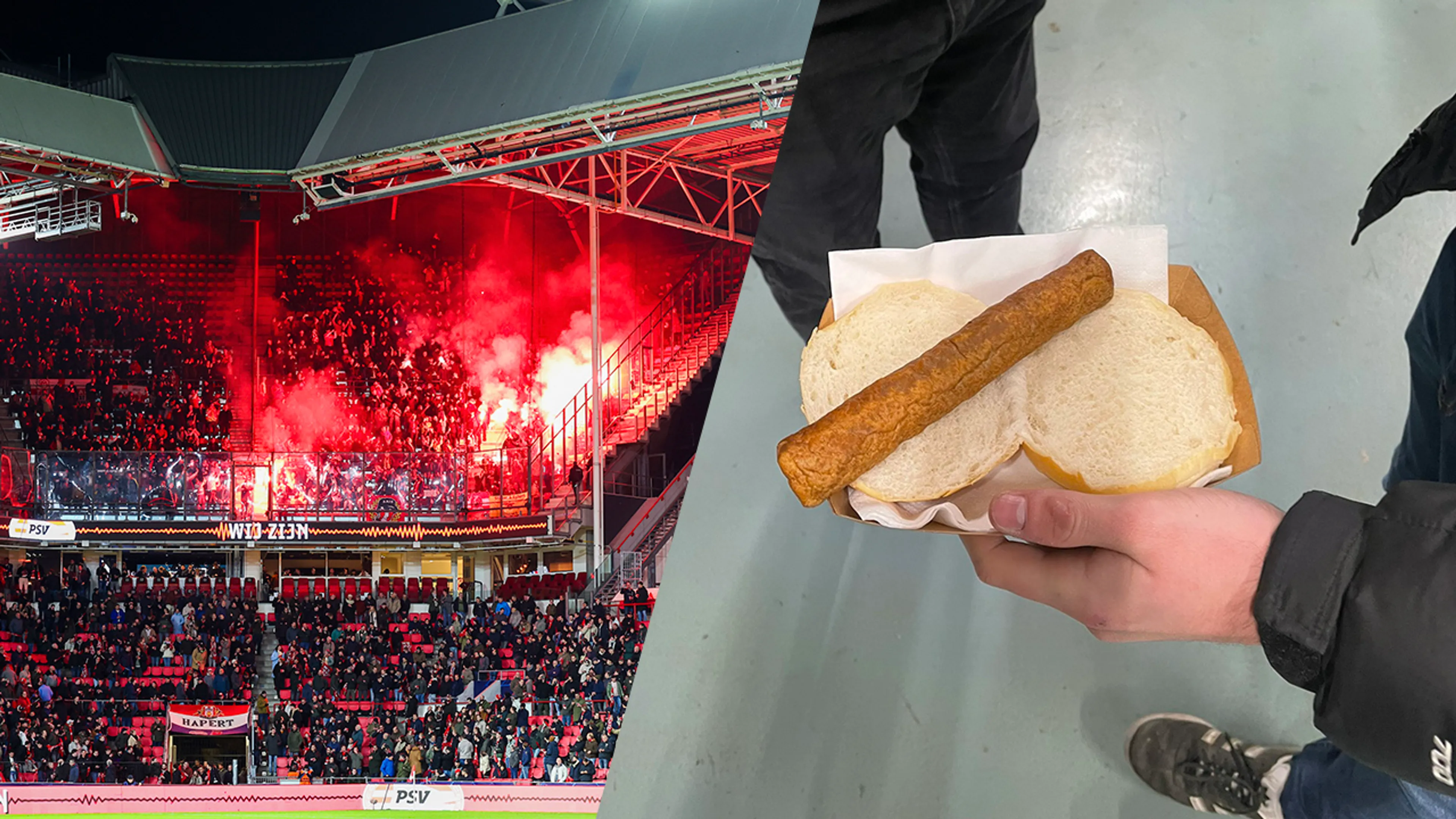 Arsenal-fans uiten kritiek op Nederlandse snacks bij PSV: 'What the f*ck is that'