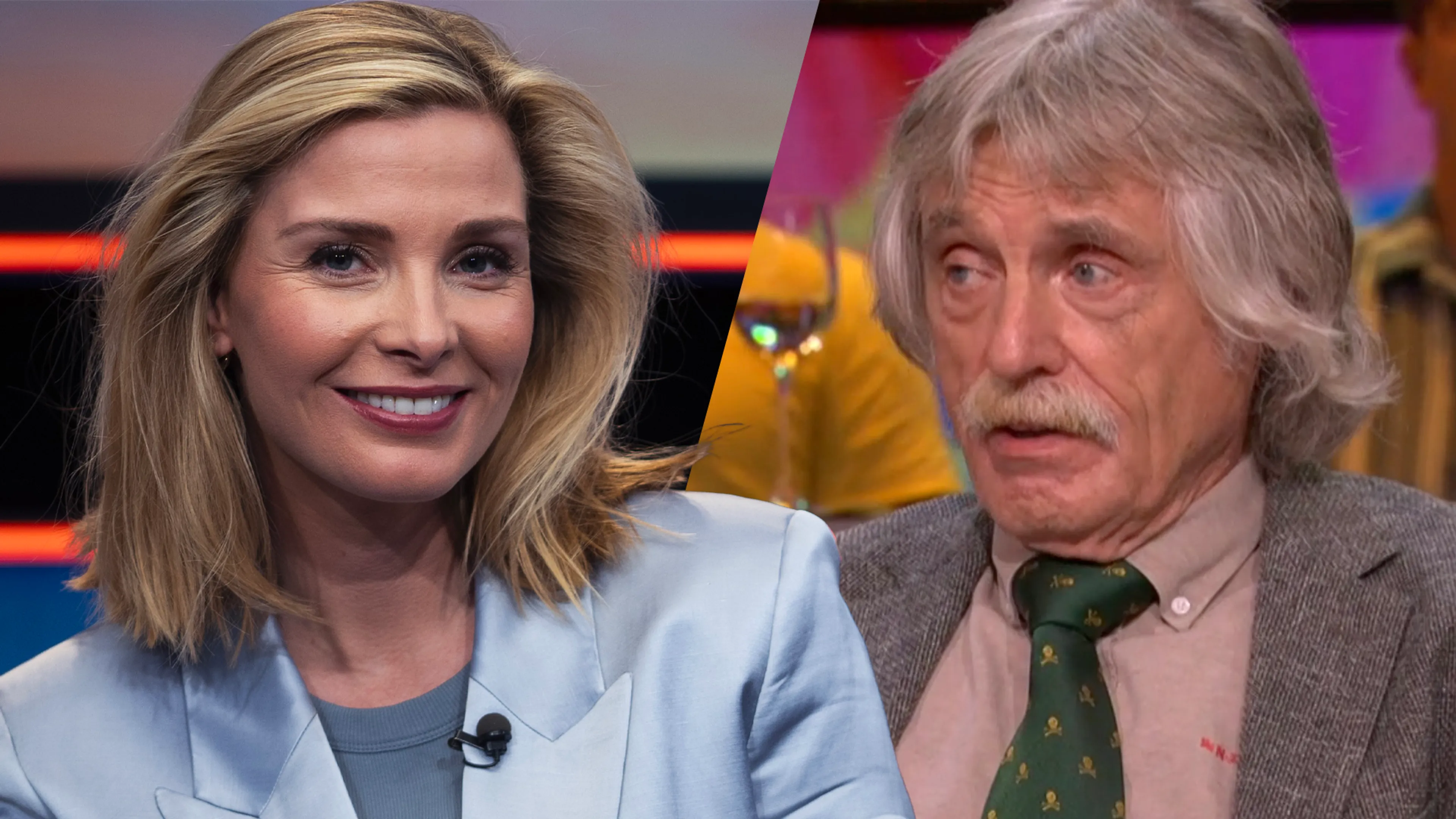 Johan Derksen over Welmoed Sijtsma, die overstapt naar RTL: 'Wereldkampioen autocue voorlezen!'