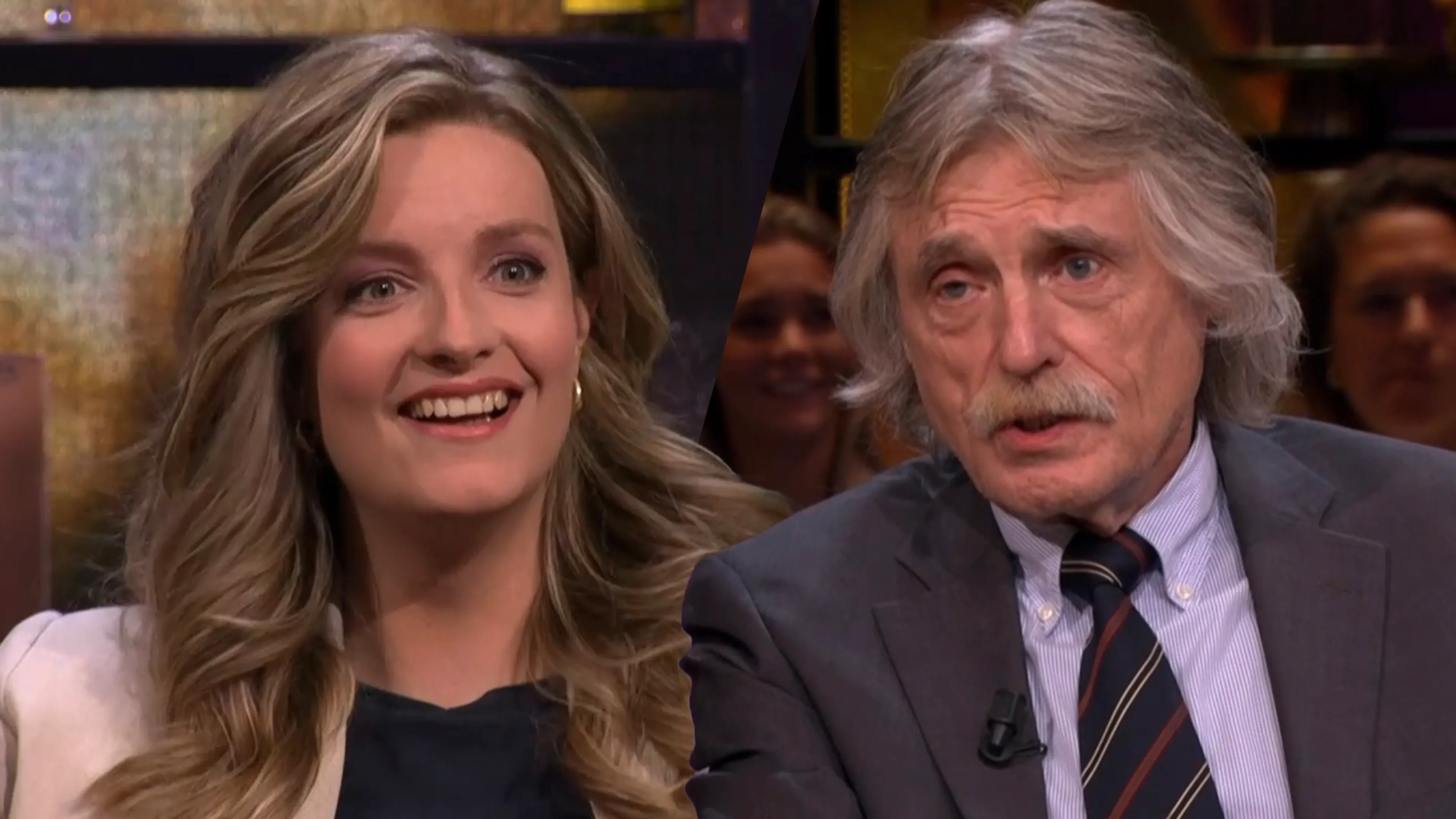 Johan Derksen en Merel Ek gevraagd voor SBS6-kerstpromo: 'Ze willen dat wij gaan kunstschaatsen'