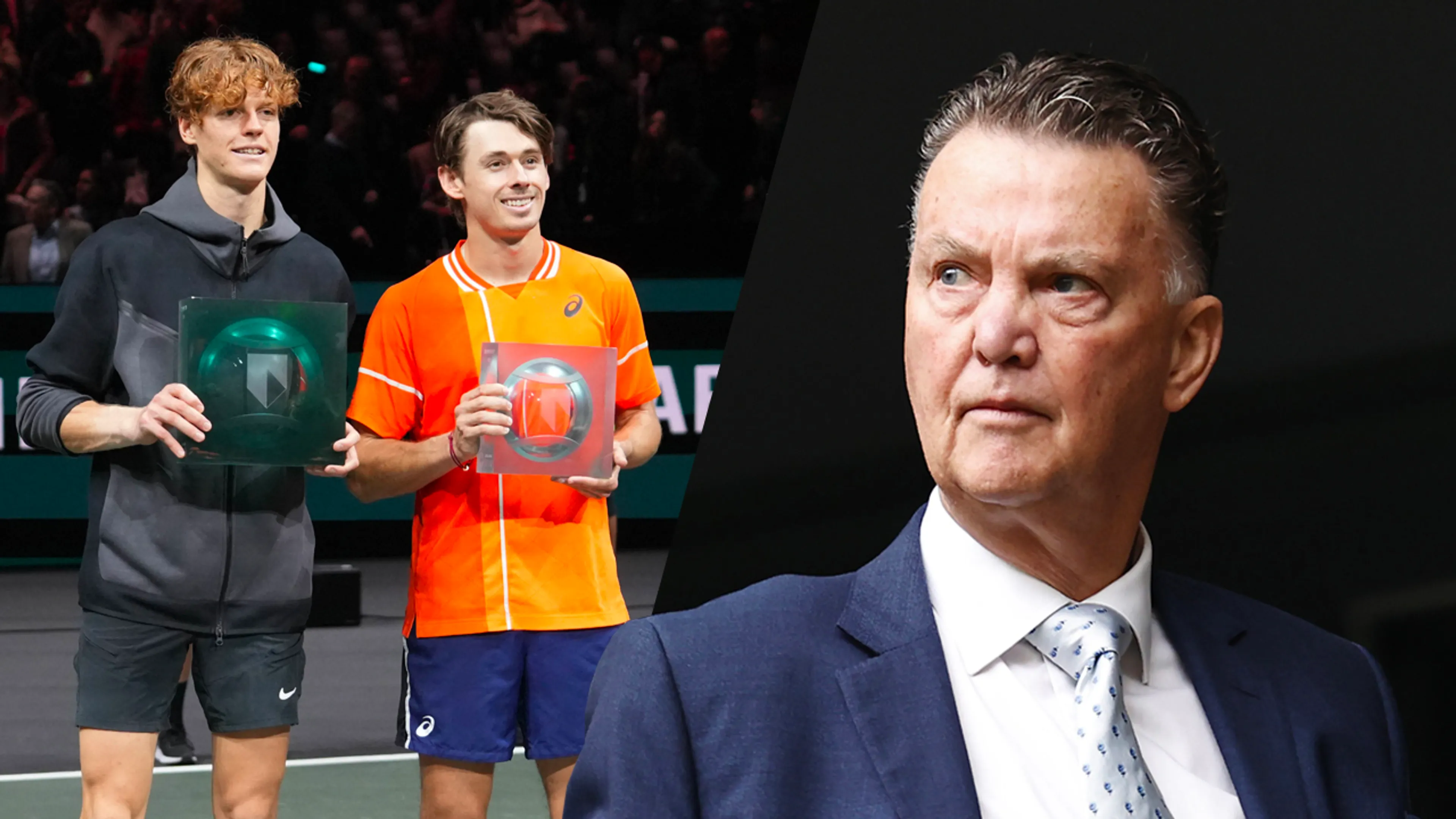 Van Gaal niet onder de indruk van niveau finale ABN Amro Open: ‘Ze moeten elkaar veel meer uitspelen’