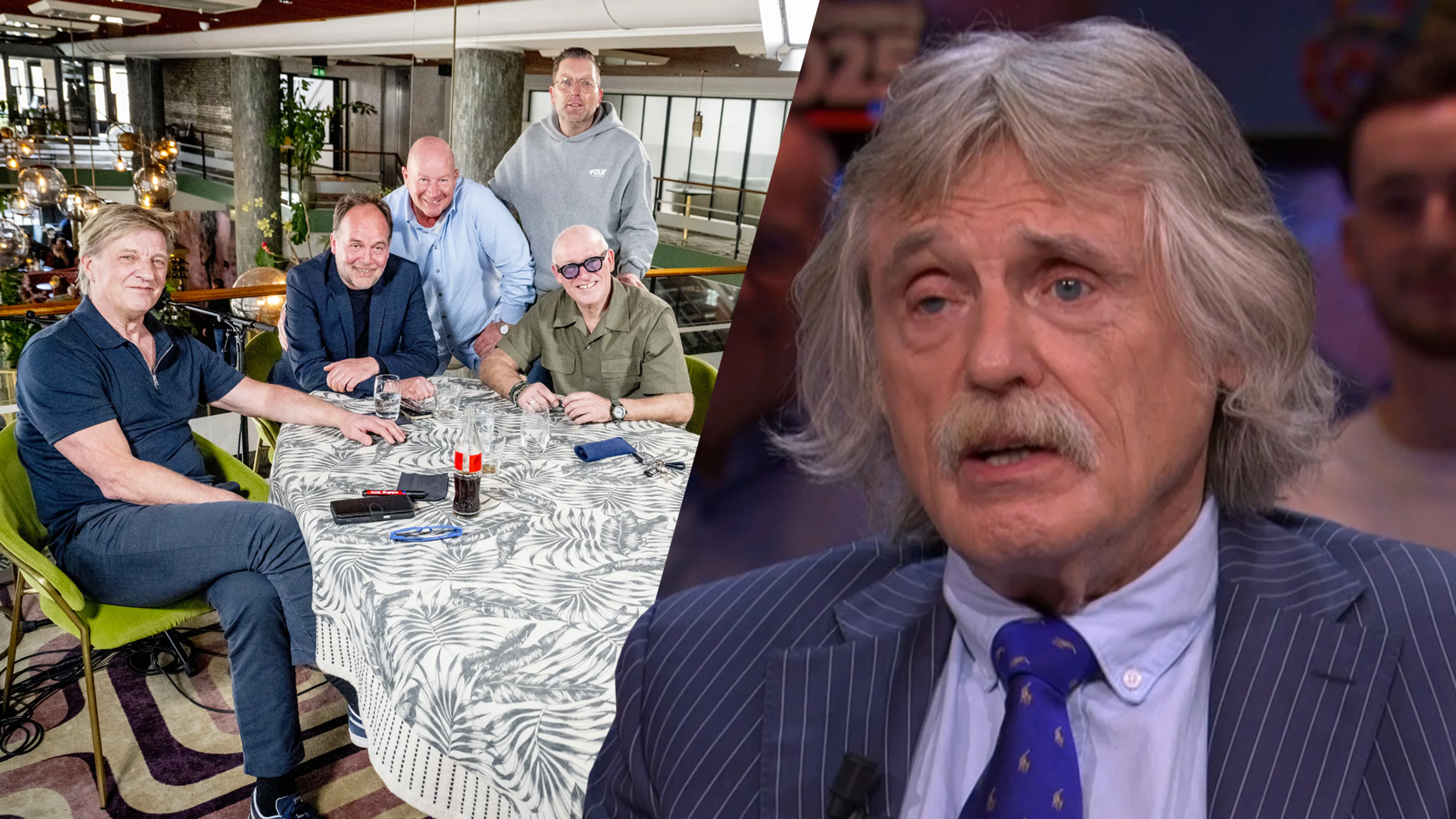 Johan Derksen prijst KieftJansenEgmondGijp: 'Die bluffen alle voetbaltalkshows af!'