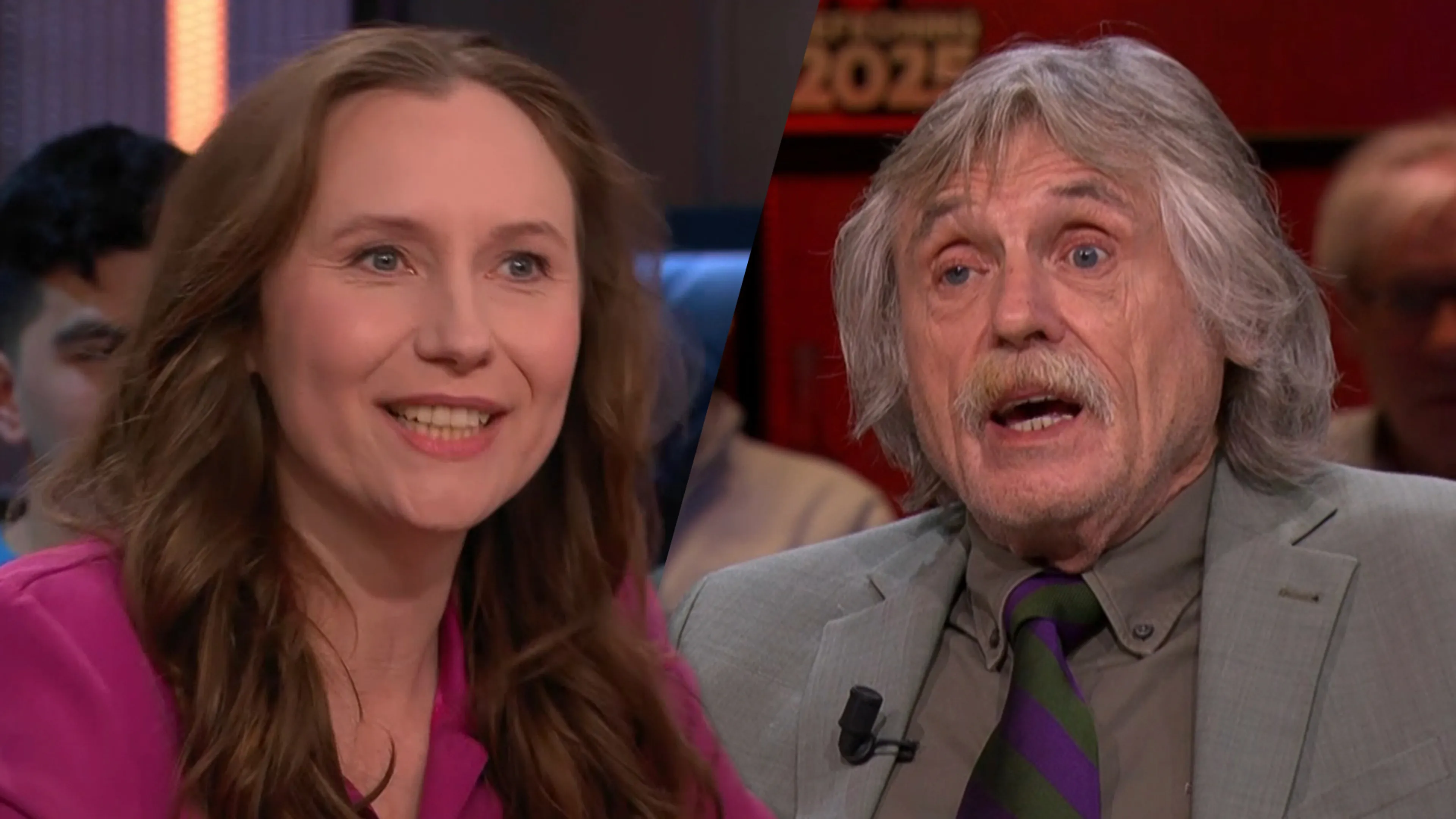 Johan Derksen zag Amsterdamse GroenLinks-leider bij Pauw & De Wit: 'Een hysterica!'