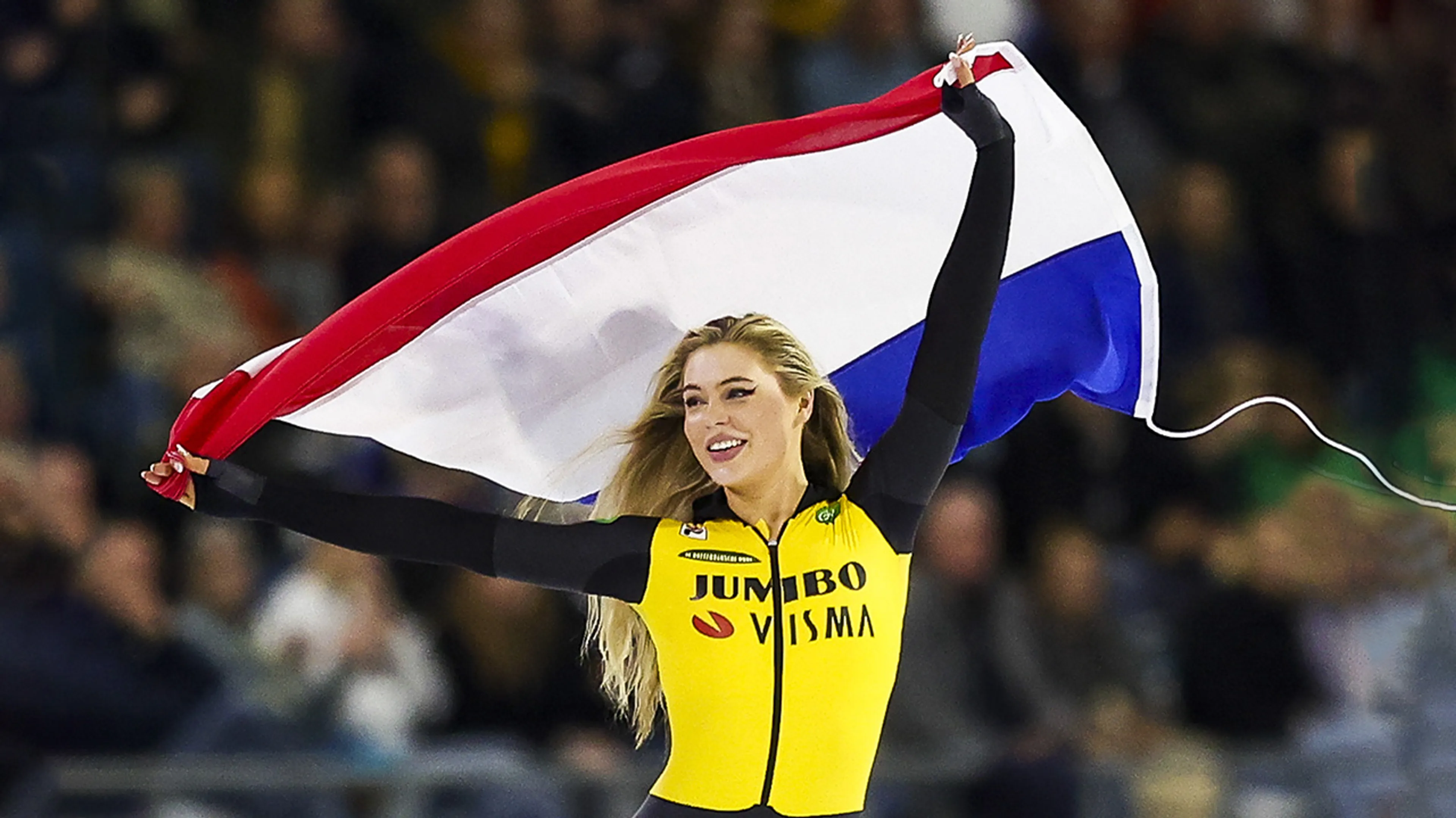 Jutta Leerdam wint op haar verjaardag goud voor Team Jumbo-Visma