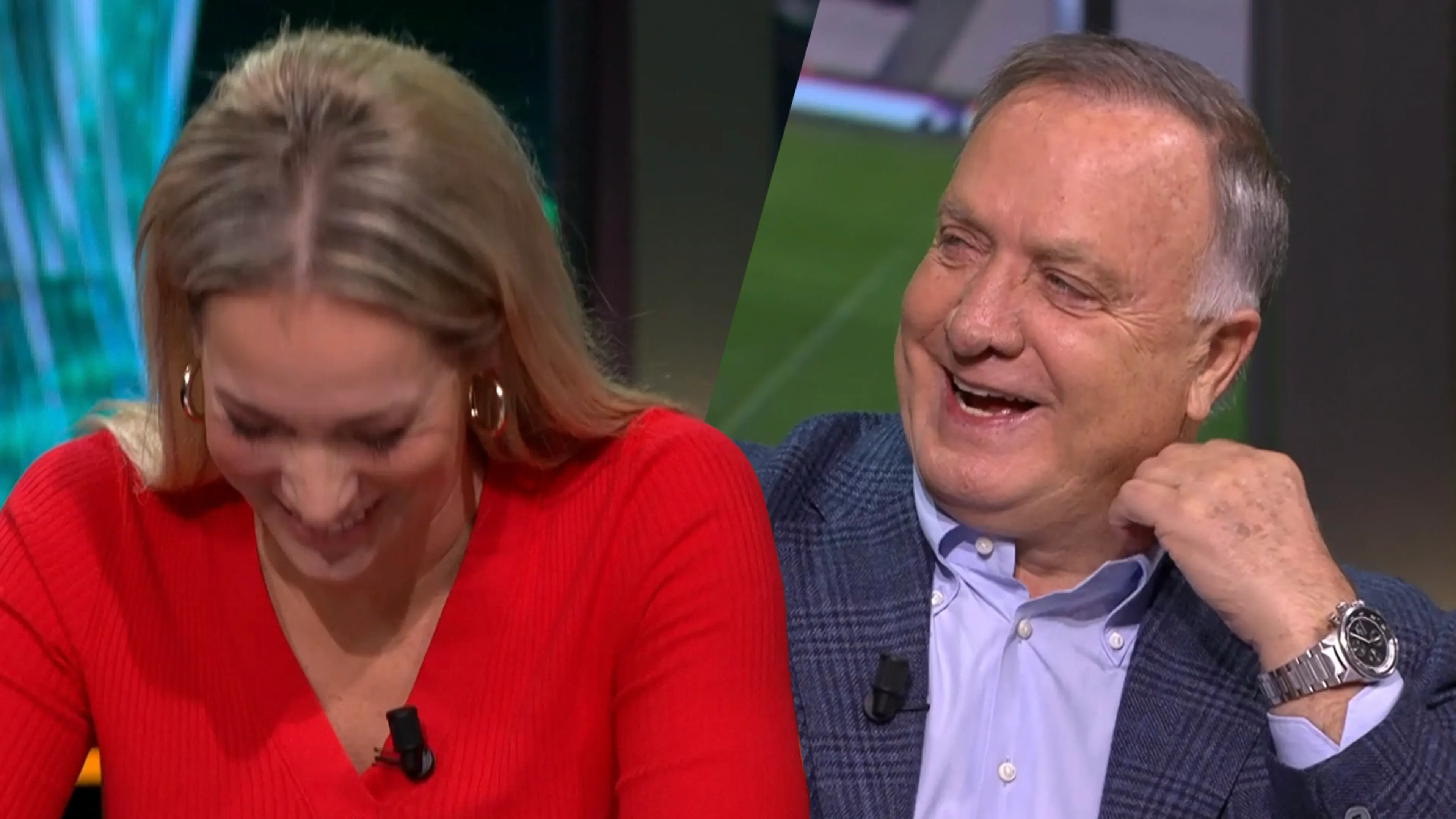 Hélène ziet Dick, net als Van Gaal, wel in de polonaise lopen: 'Als jij ervoor zou lopen misschien wel!'
