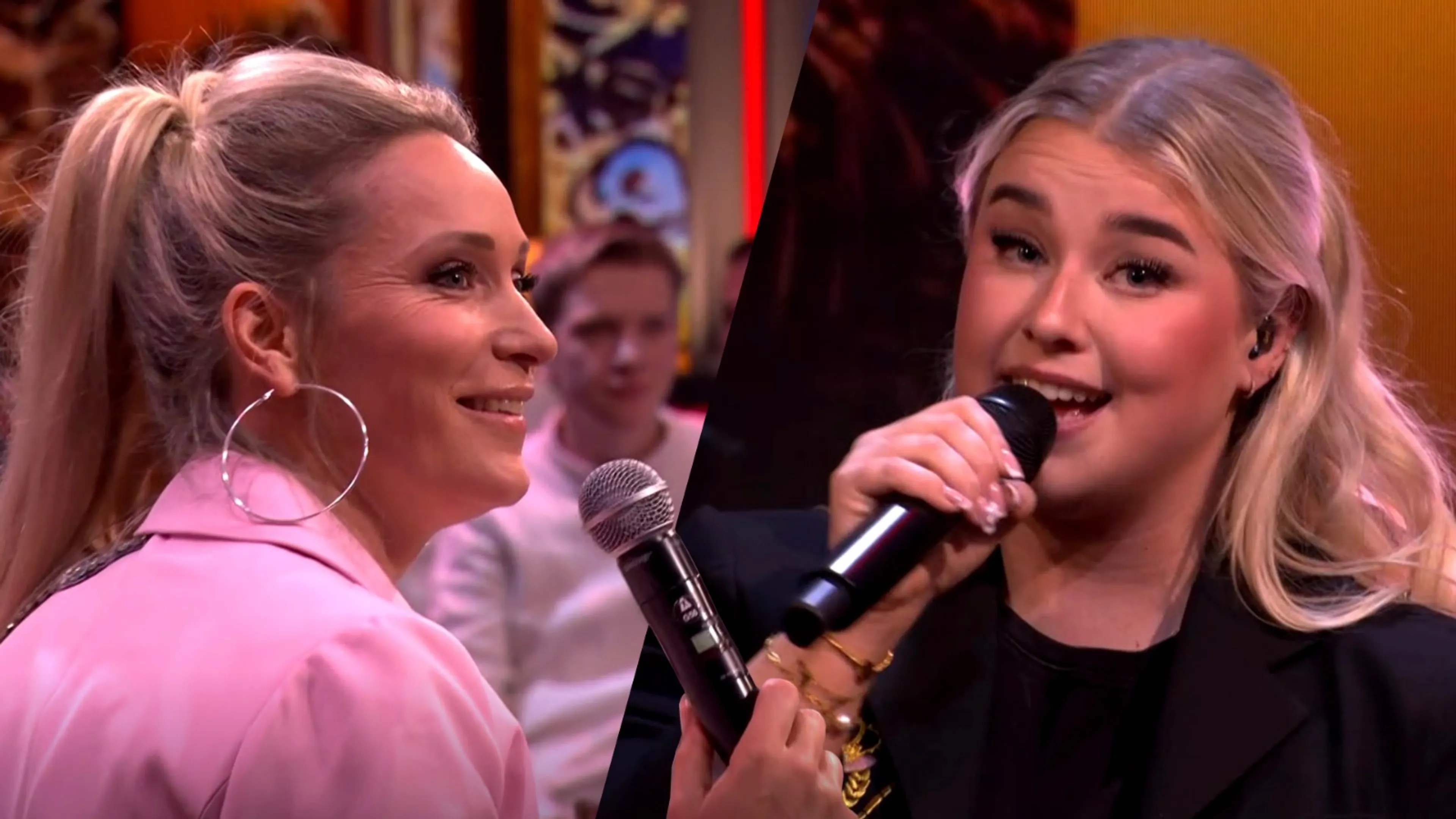 Hélène en Senna zingen samen ‘Kleine Vogel’ in commercialbreak van De Oranjewinter