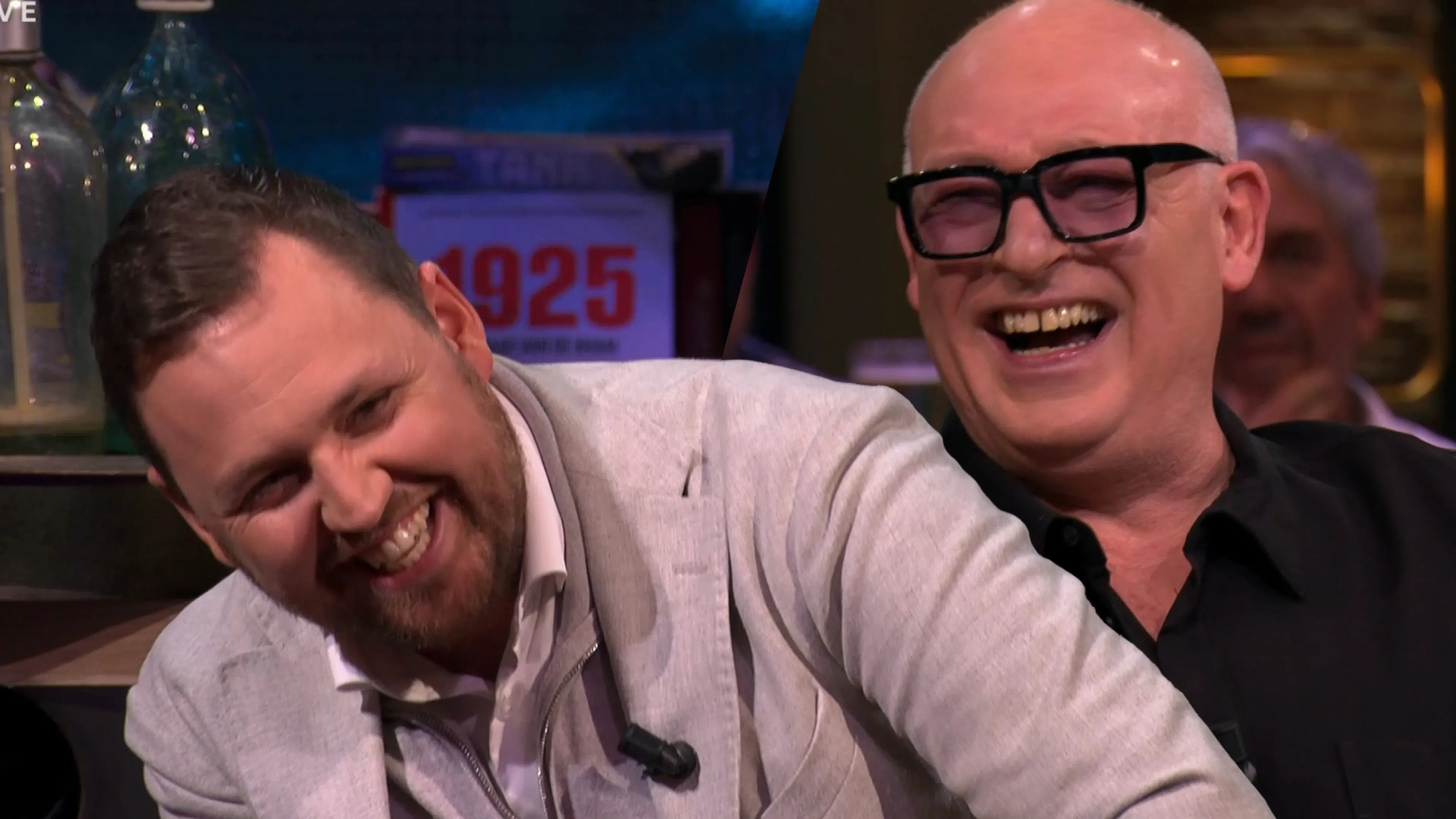 Cybermannetje Dave Maasland ligt in een deuk na opmerking René van der Gijp: 'Hackie!'