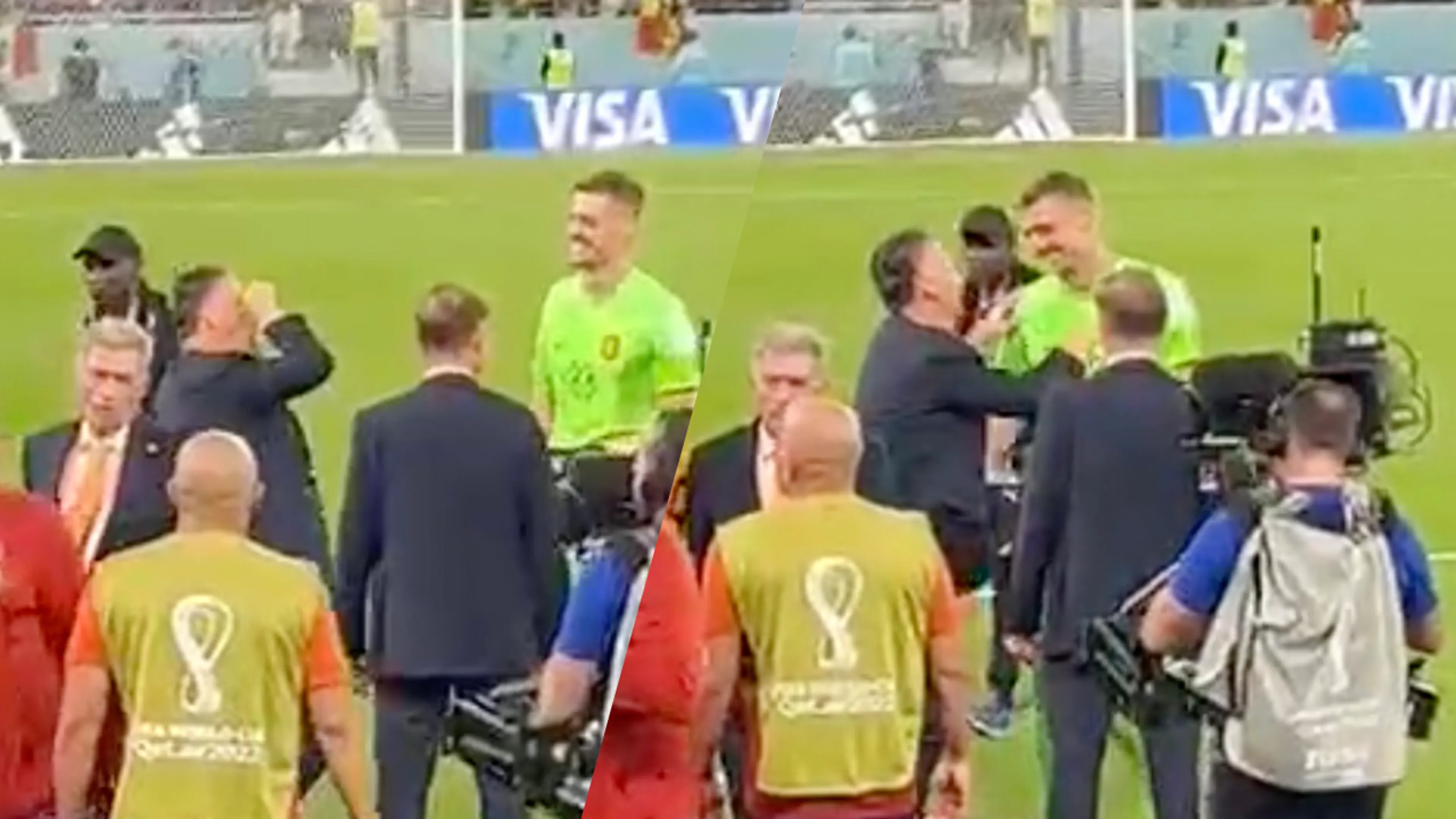 Goud! Dolblije Van Gaal imiteert celebration Noppert