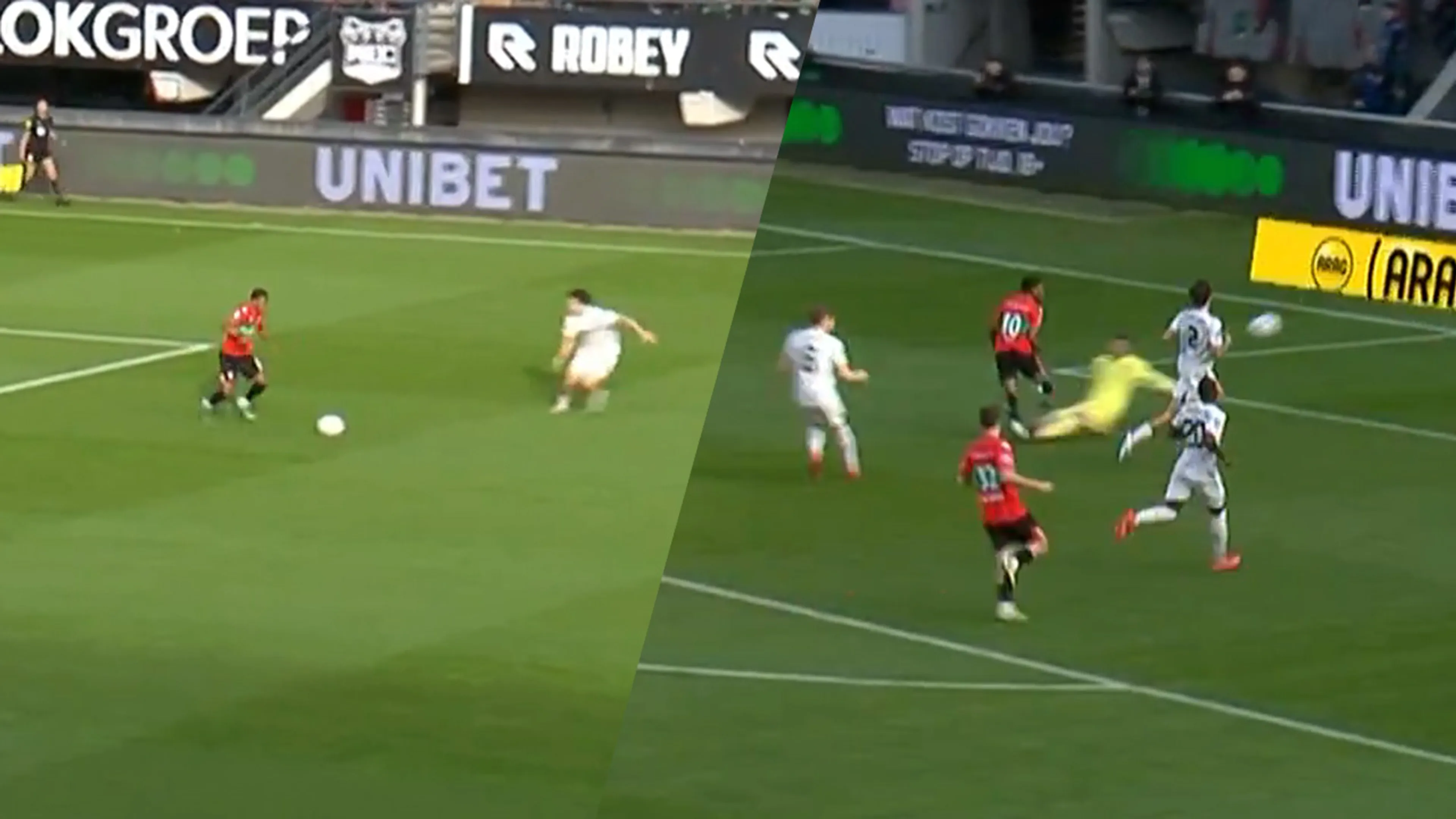 Videogoal: Sontje Hansen steekt volledige veld over voor gelijkmaker tegen FC Utrecht