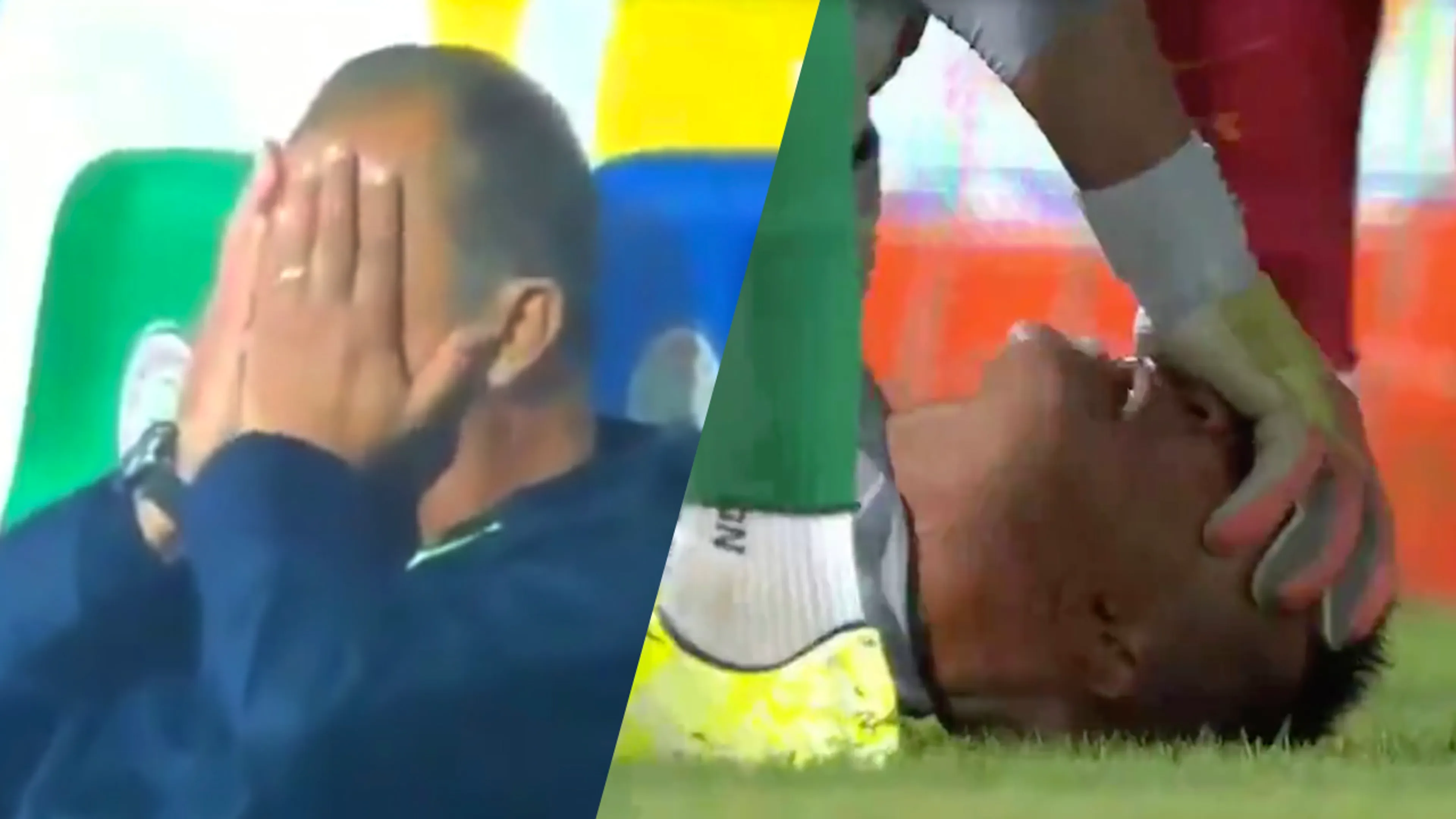 Horrorbeelden: Muslera loopt ernstige blessure op en schreeuwt het uit