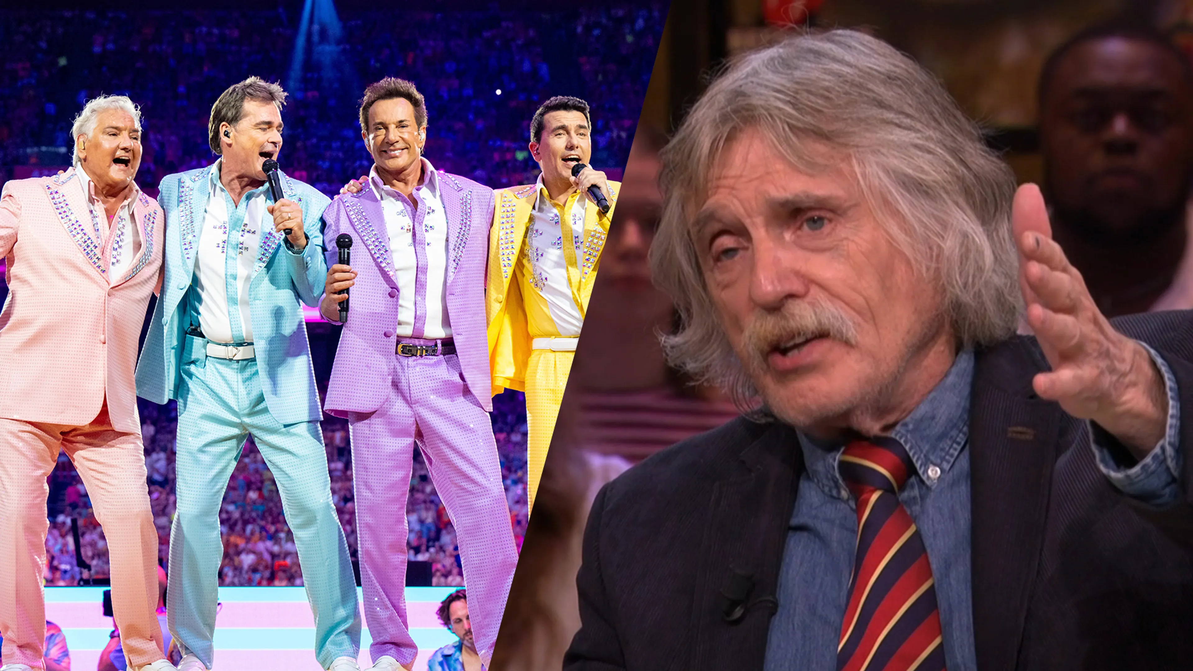 Johan Derksen ziet mogelijke vervanger van René Froger bij De Toppers: 'Die past er het beste bij!'
