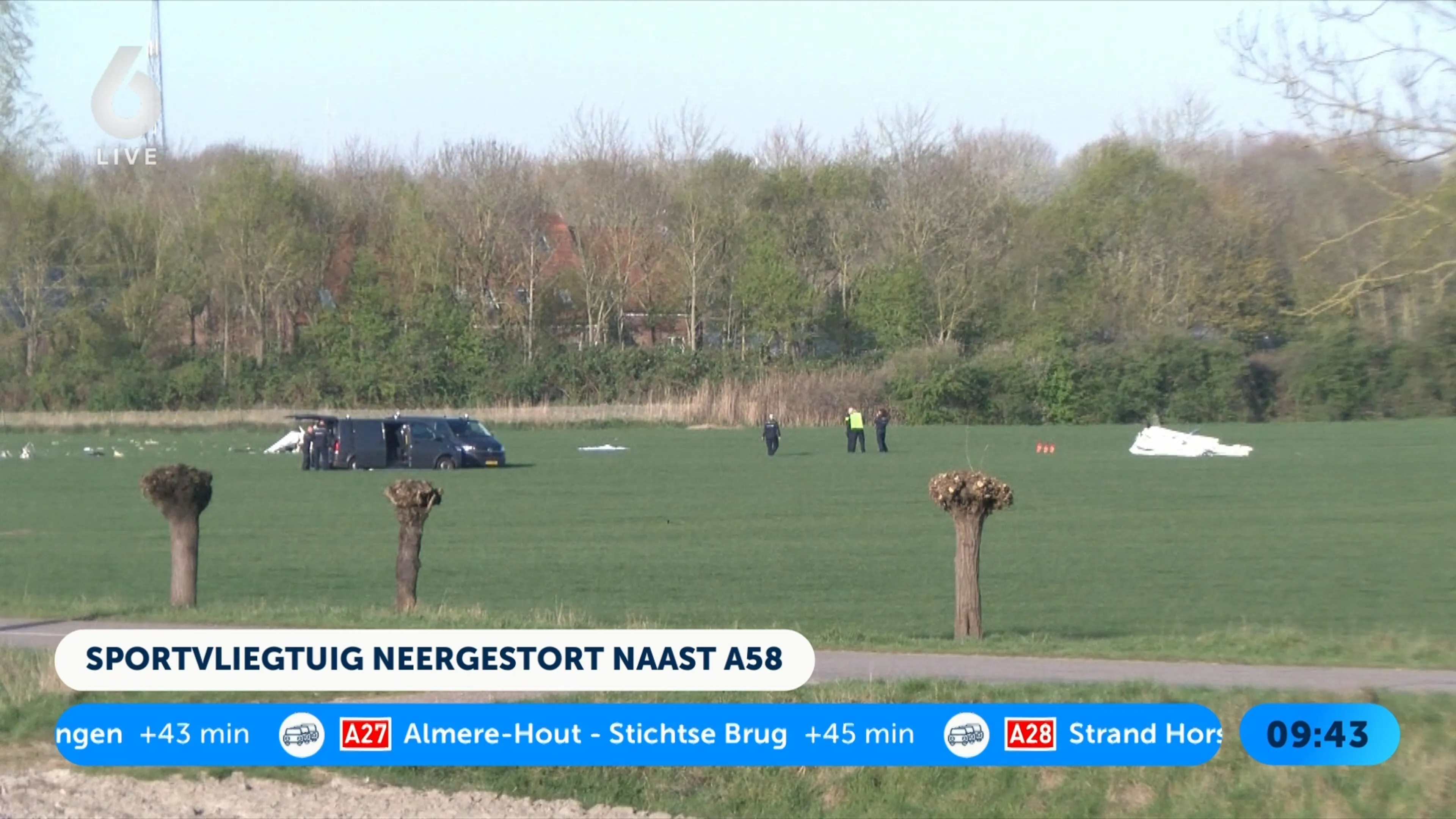 Dode bij crash met sportvliegtuigje Zeeland