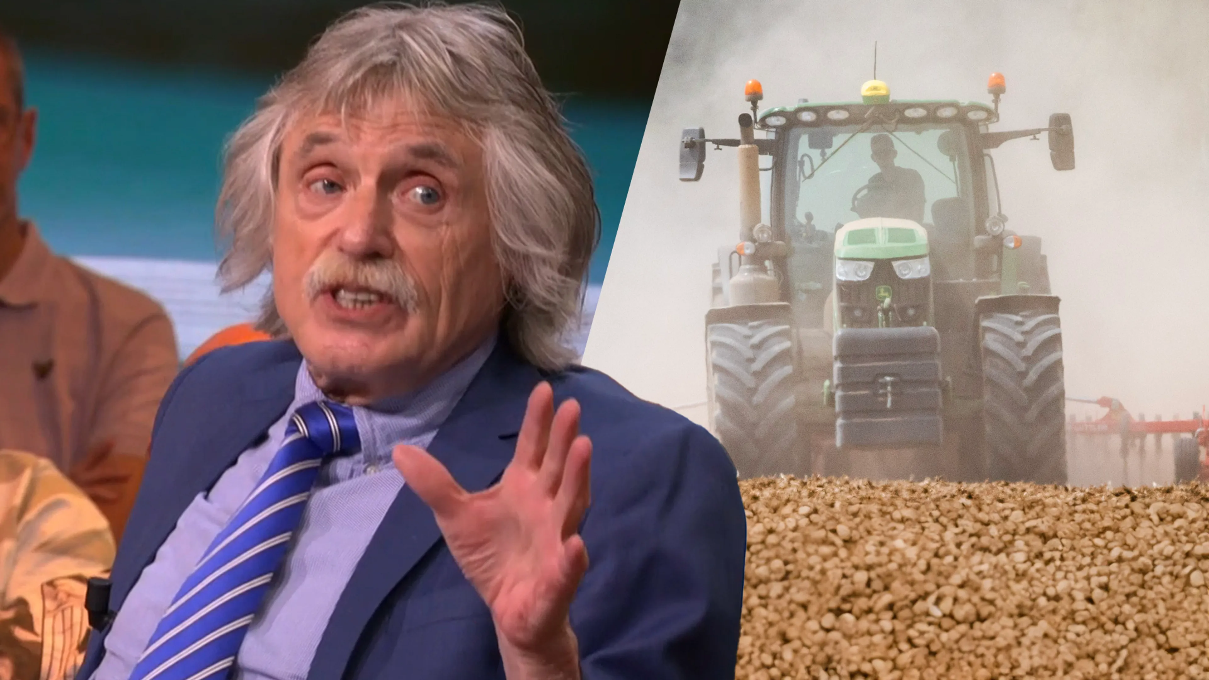 Johan Derksen in de bres voor boeren: 'Echt belachelijk wat er in Nederland gebeurt'