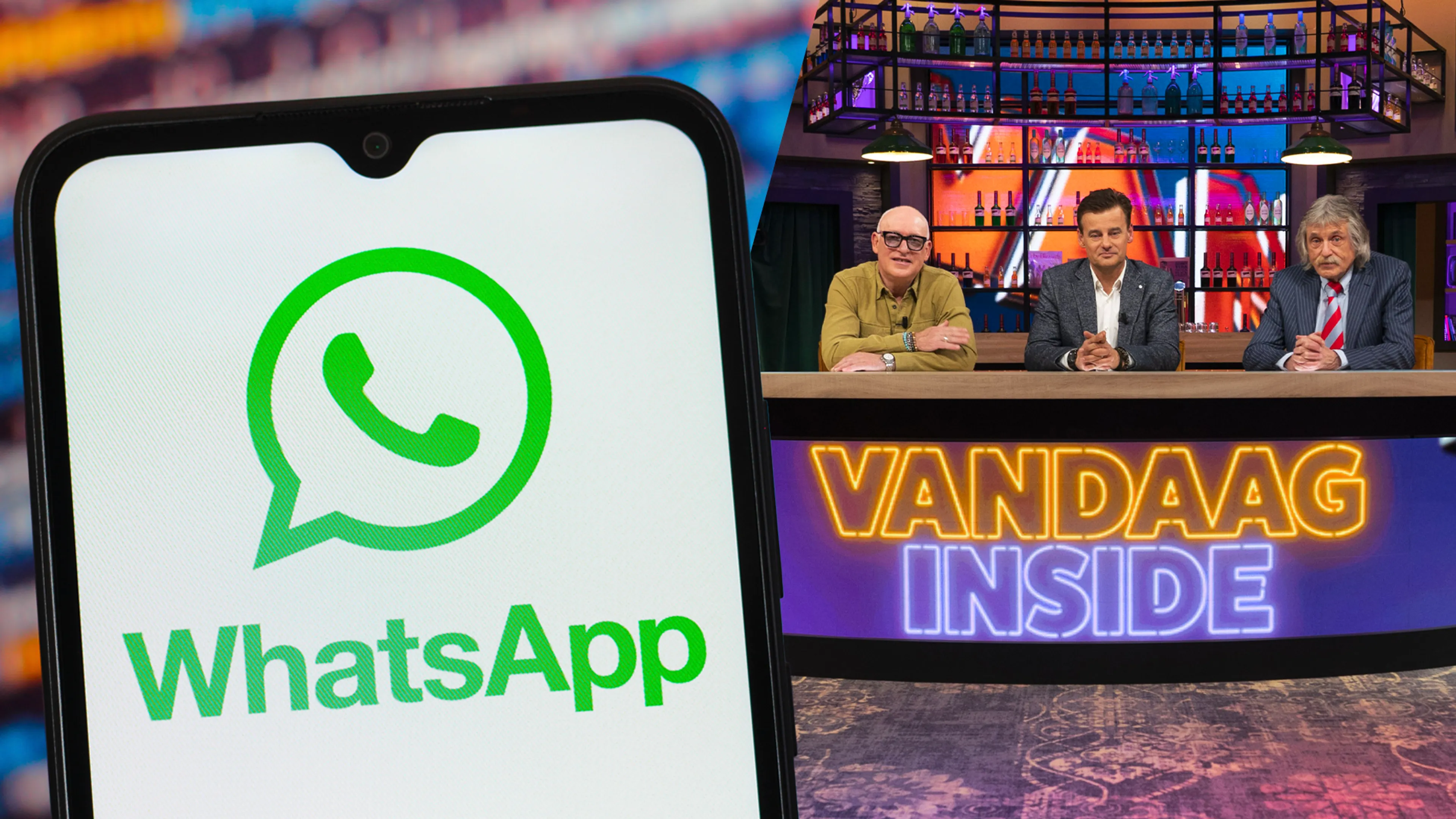 Dit seizoen niks missen van Johan, Wilfred en René? Volg Vandaag Inside ook op WhatsApp!
