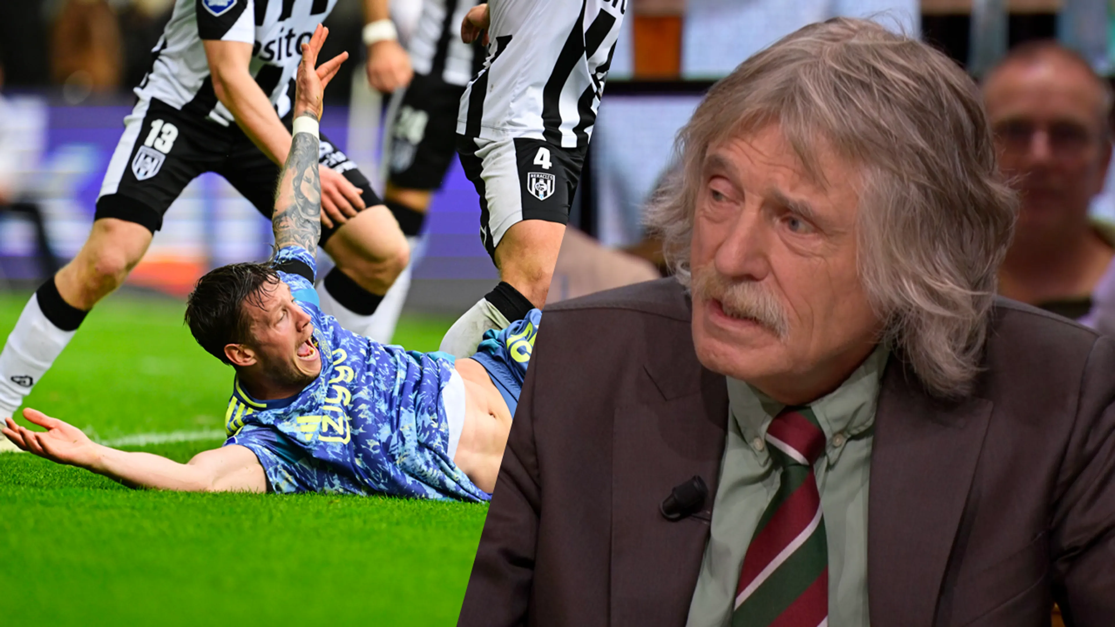Johan hekelt Guus Til en Wout Weghorst: 'Ze storten neer alsof ze een doodschop krijgen!'