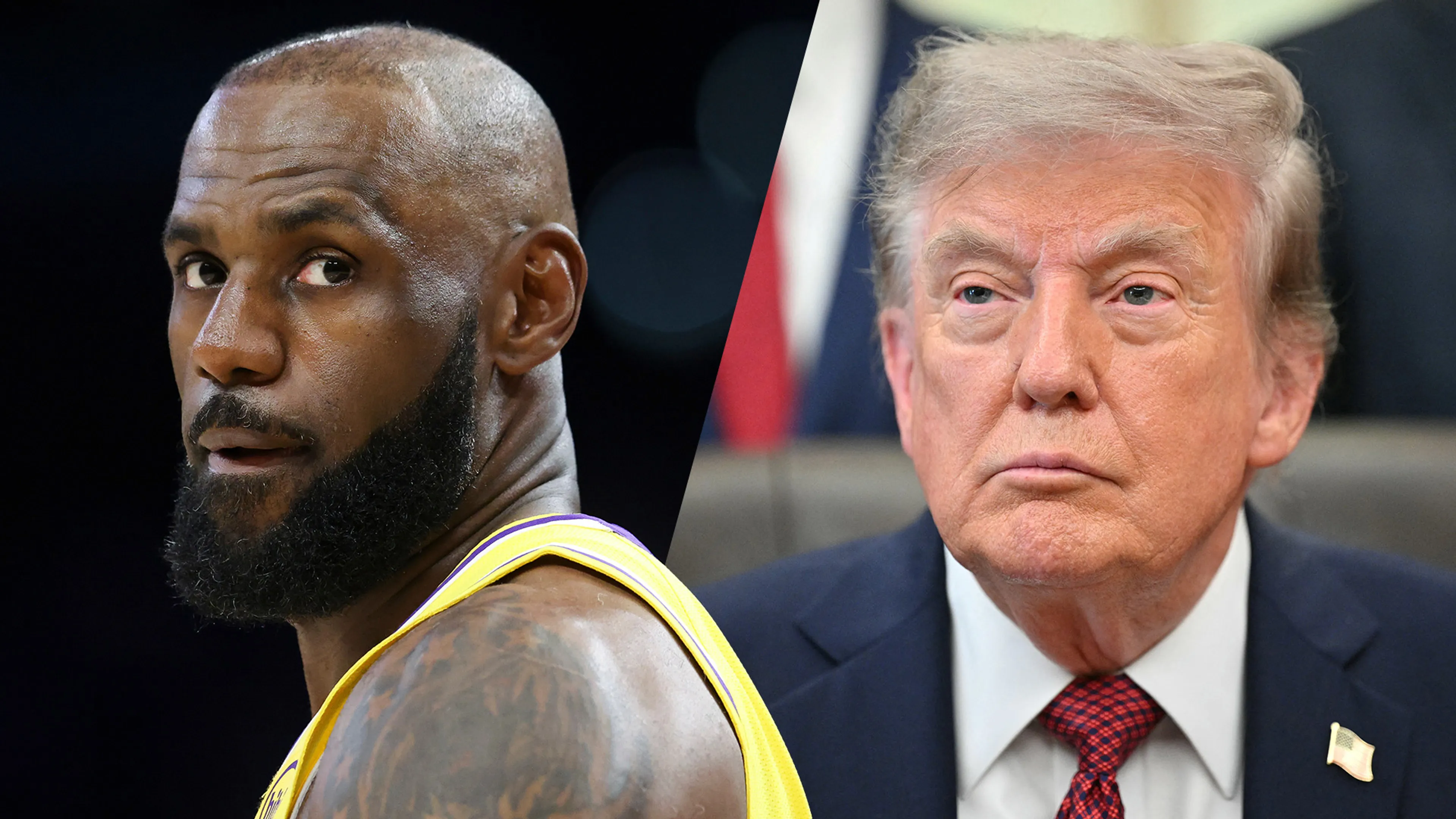 Trump na vraag over beste basketballer ooit: 'Denk dat LeBron misschien een racist is...'