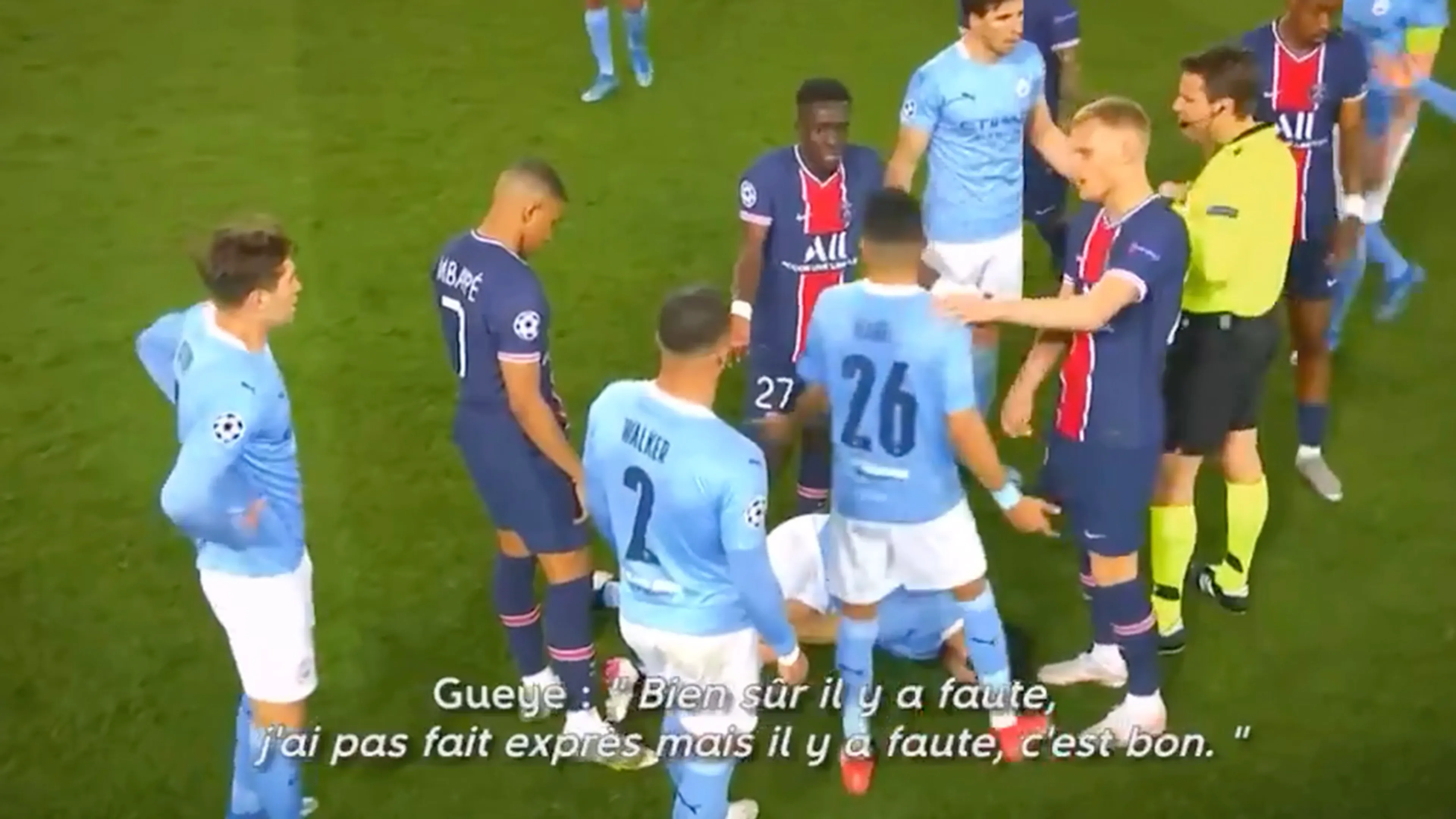 VIDEO: Franse media zien clash tussen Bakker en Mahrez: 'Ga weg, wie is dit?'